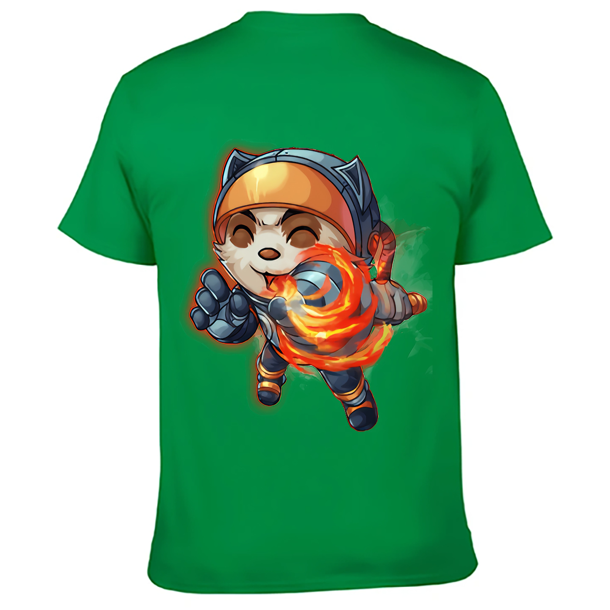 （画像用） リーグ・オブ・レジェンド League of Legends LOL 綿100％ メンズ半袖Tシャツ（バックプリント） 通気性