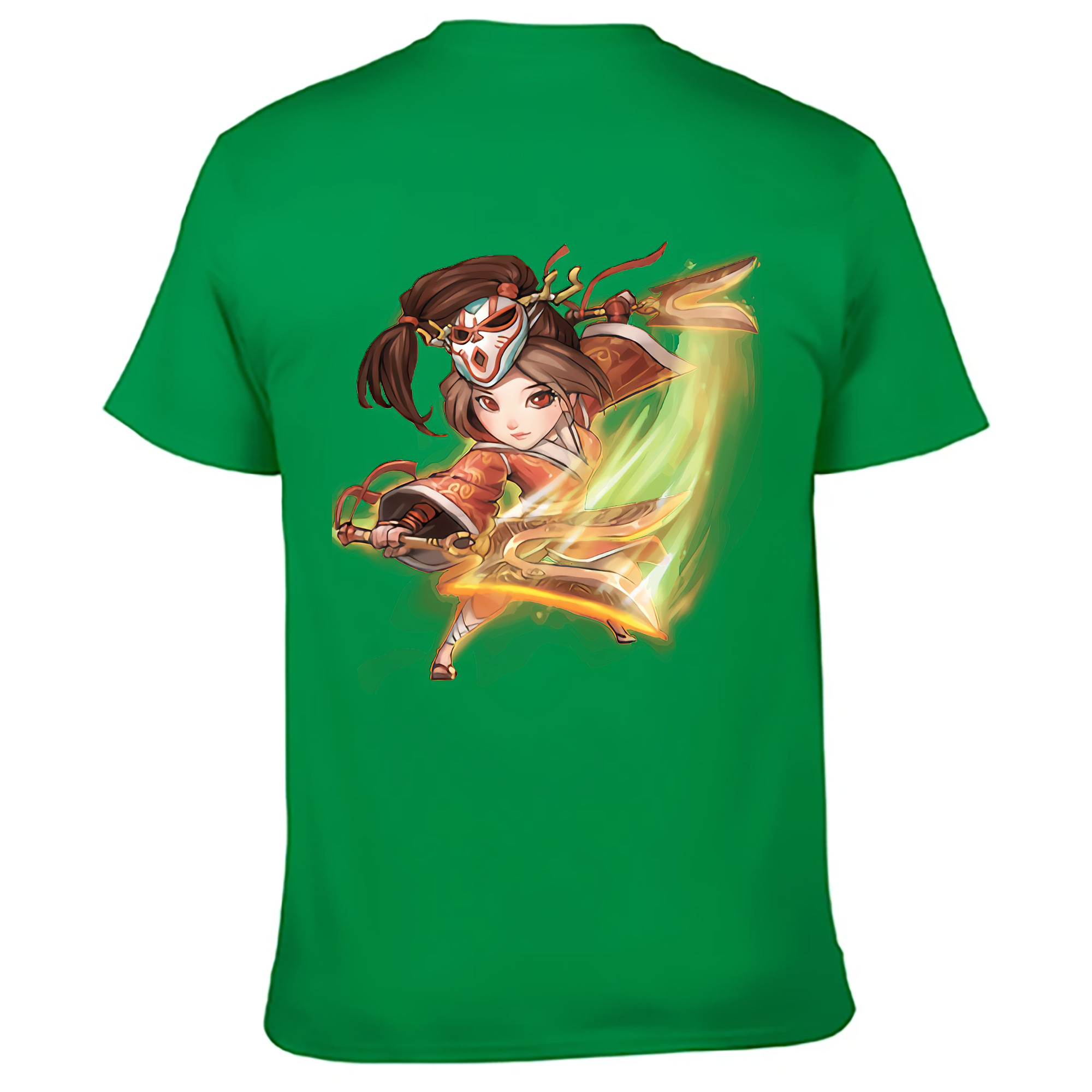 （画像用） リーグ・オブ・レジェンド League of Legends LOL 綿100％ メンズ半袖Tシャツ（バックプリント） 通気性