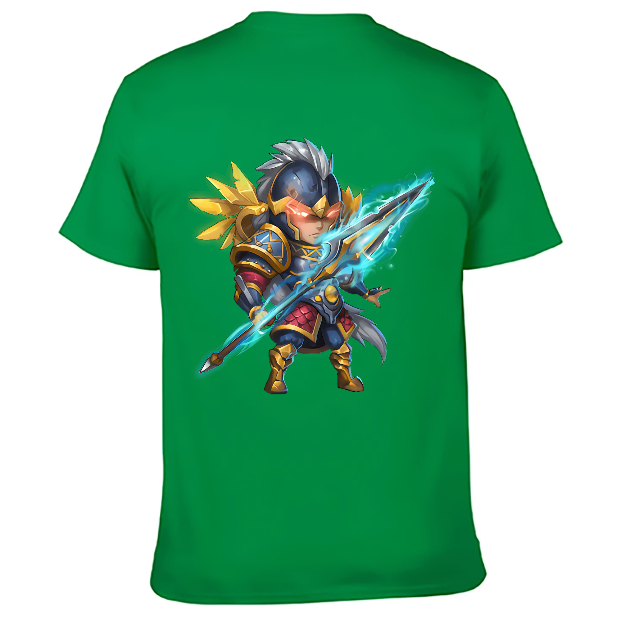 （画像用） リーグ・オブ・レジェンド League of Legends LOL 綿100％ メンズ半袖Tシャツ（バックプリント） 通気性