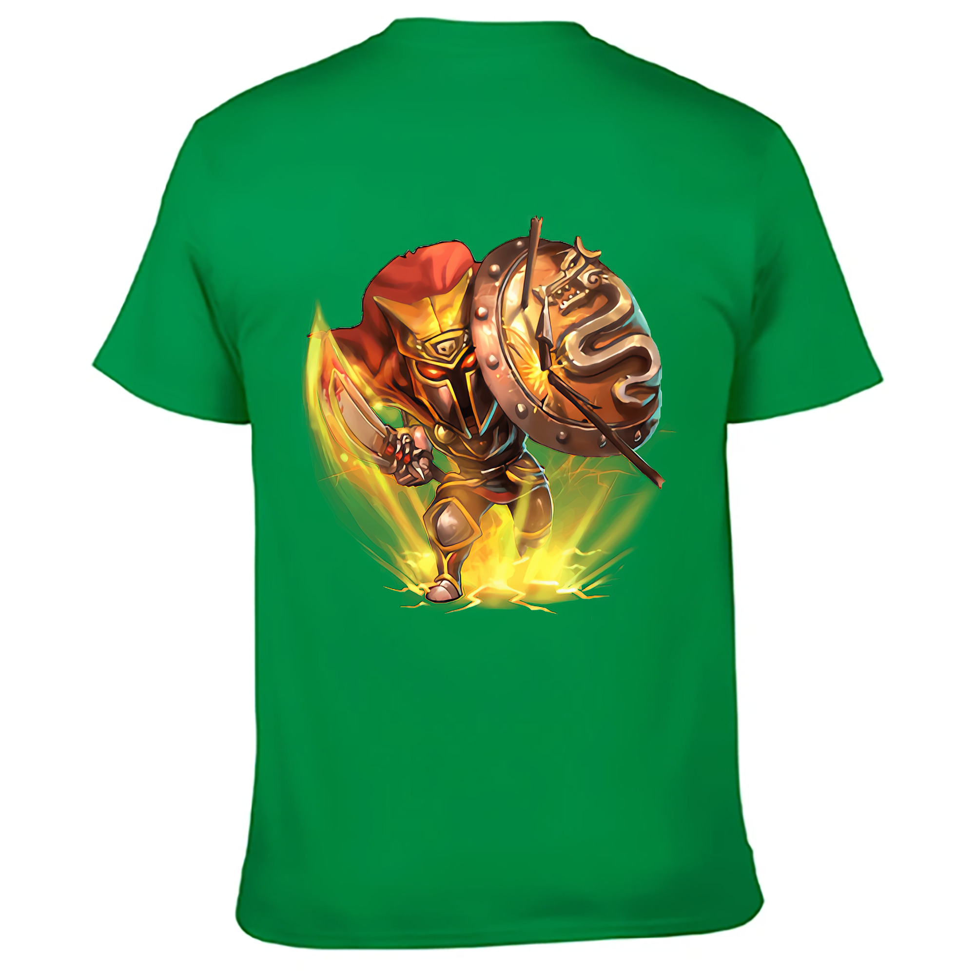 （画像用） リーグ・オブ・レジェンド League of Legends LOL 綿100％ メンズ半袖Tシャツ（バックプリント） 通気性