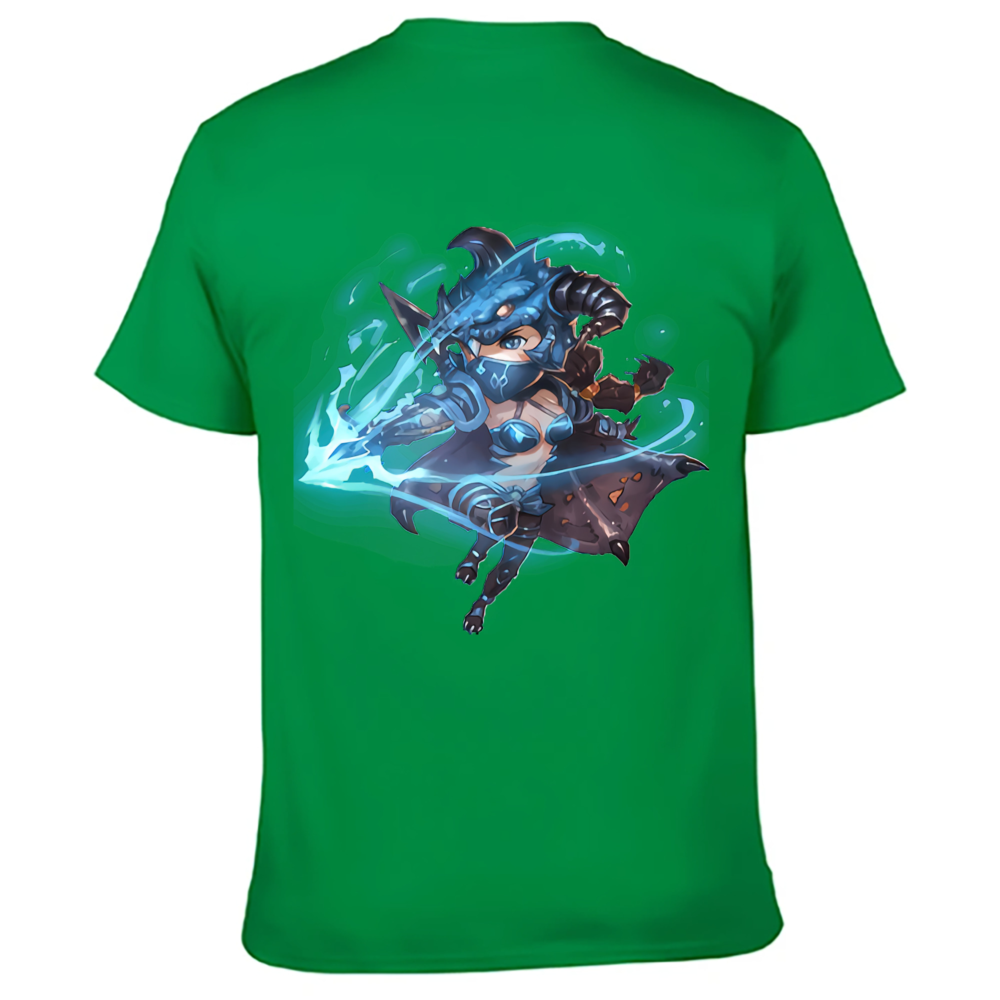 （画像用） リーグ・オブ・レジェンド League of Legends LOL 綿100％ メンズ半袖Tシャツ（バックプリント） 通気性