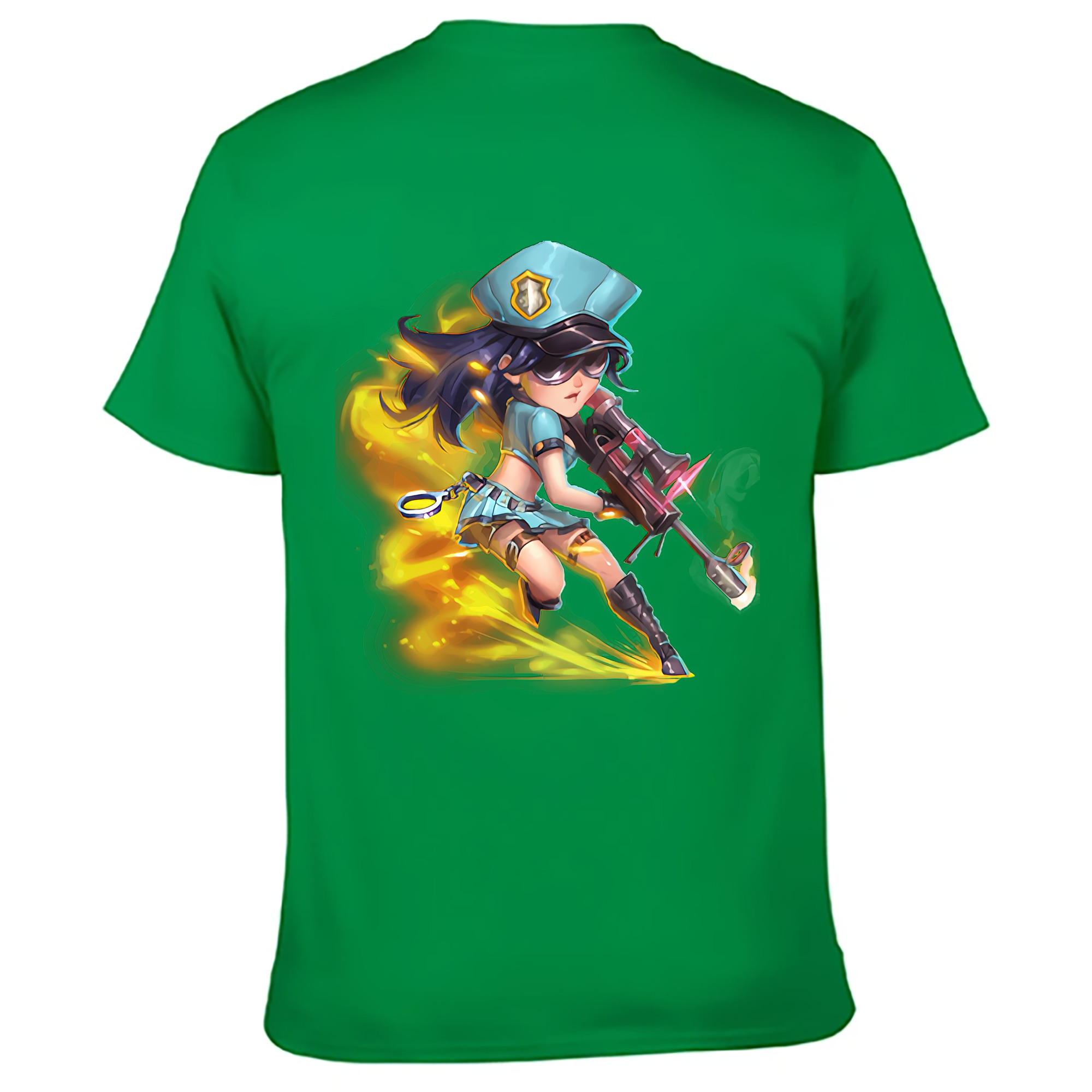 （画像用） リーグ・オブ・レジェンド League of Legends LOL 綿100％ メンズ半袖Tシャツ（バックプリント） 通気性
