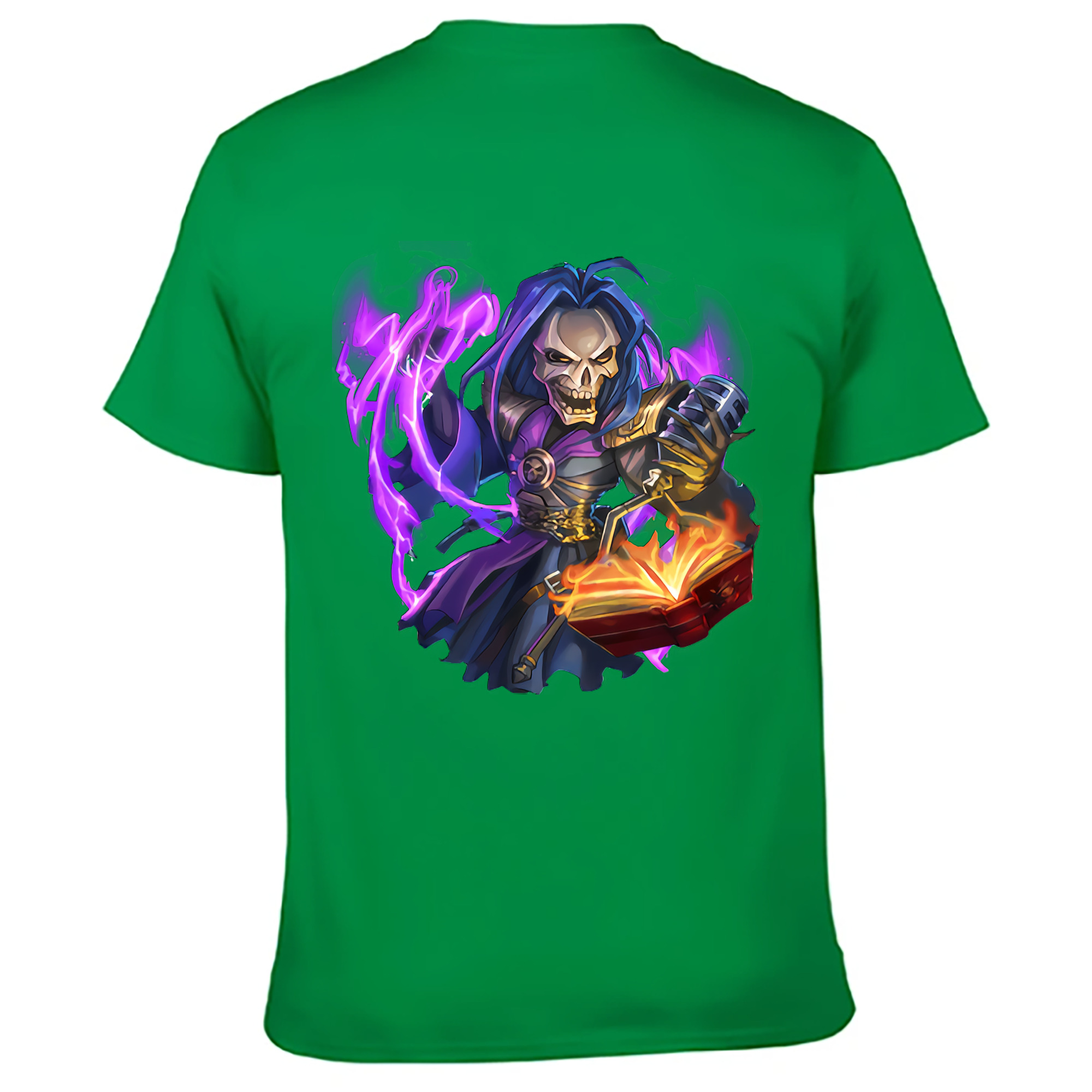 （画像用） リーグ・オブ・レジェンド League of Legends LOL 綿100％ メンズ半袖Tシャツ（バックプリント） 通気性
