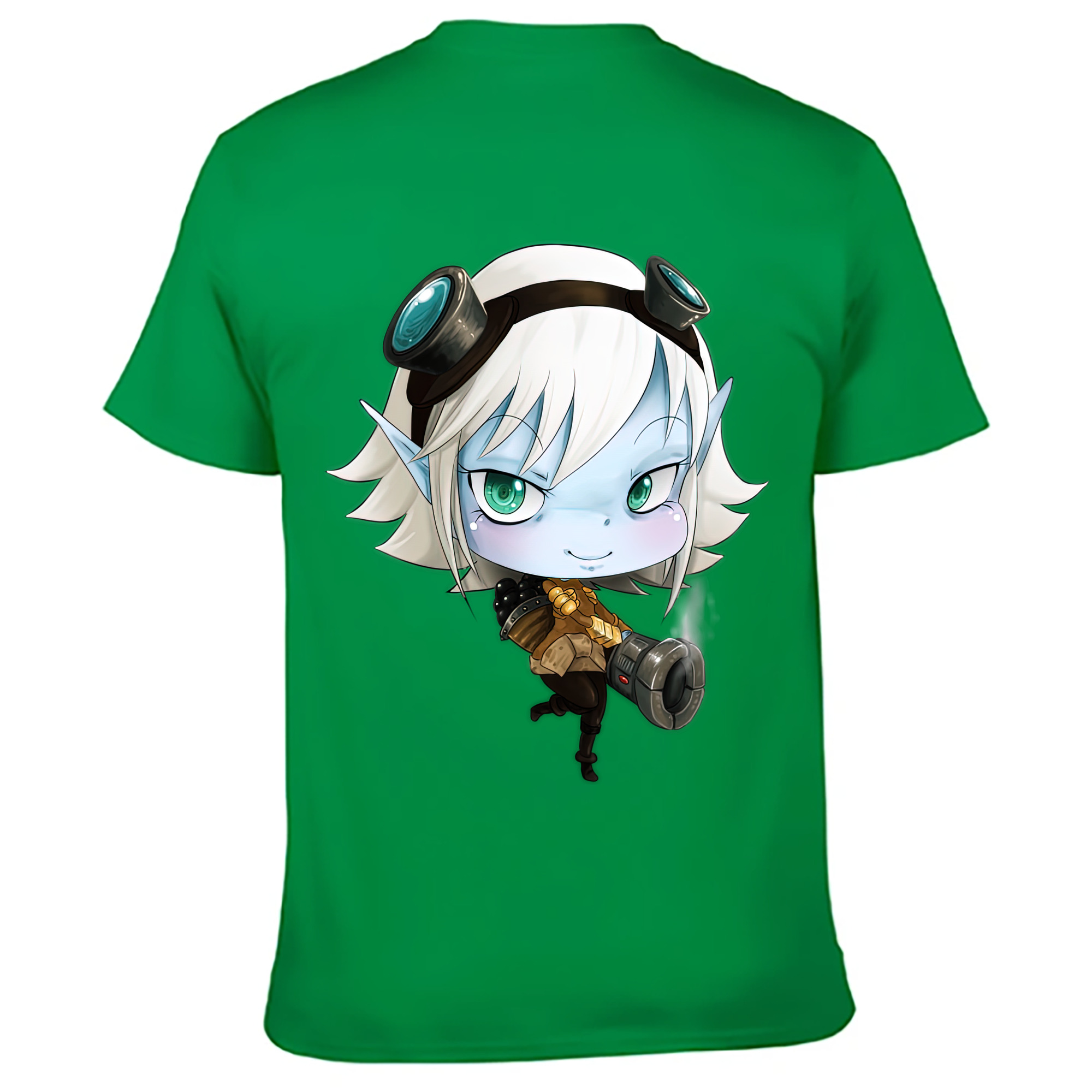 （画像用） リーグ・オブ・レジェンド League of Legends LOL 綿100％ メンズ半袖Tシャツ（バックプリント） 通気性