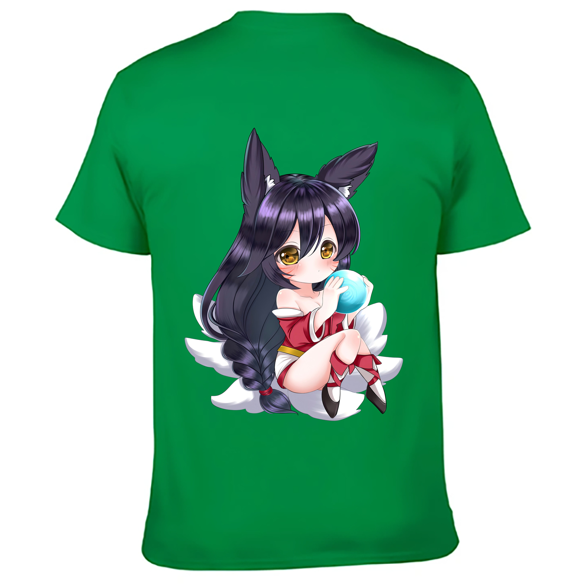（画像用） リーグ・オブ・レジェンド League of Legends LOL 綿100％ メンズ半袖Tシャツ（バックプリント） 通気性