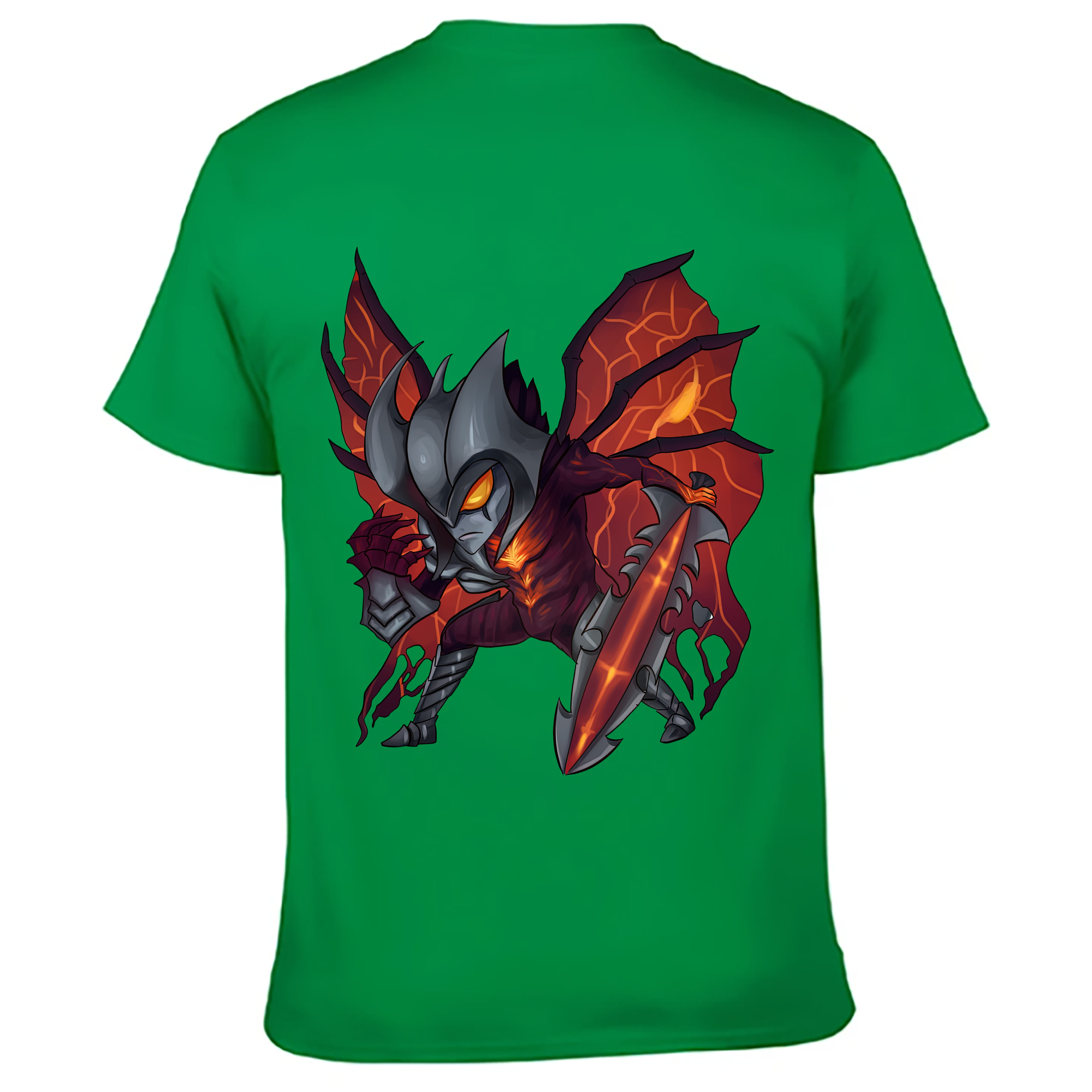 （画像用） リーグ・オブ・レジェンド League of Legends LOL 綿100％ メンズ半袖Tシャツ（バックプリント） 通気性