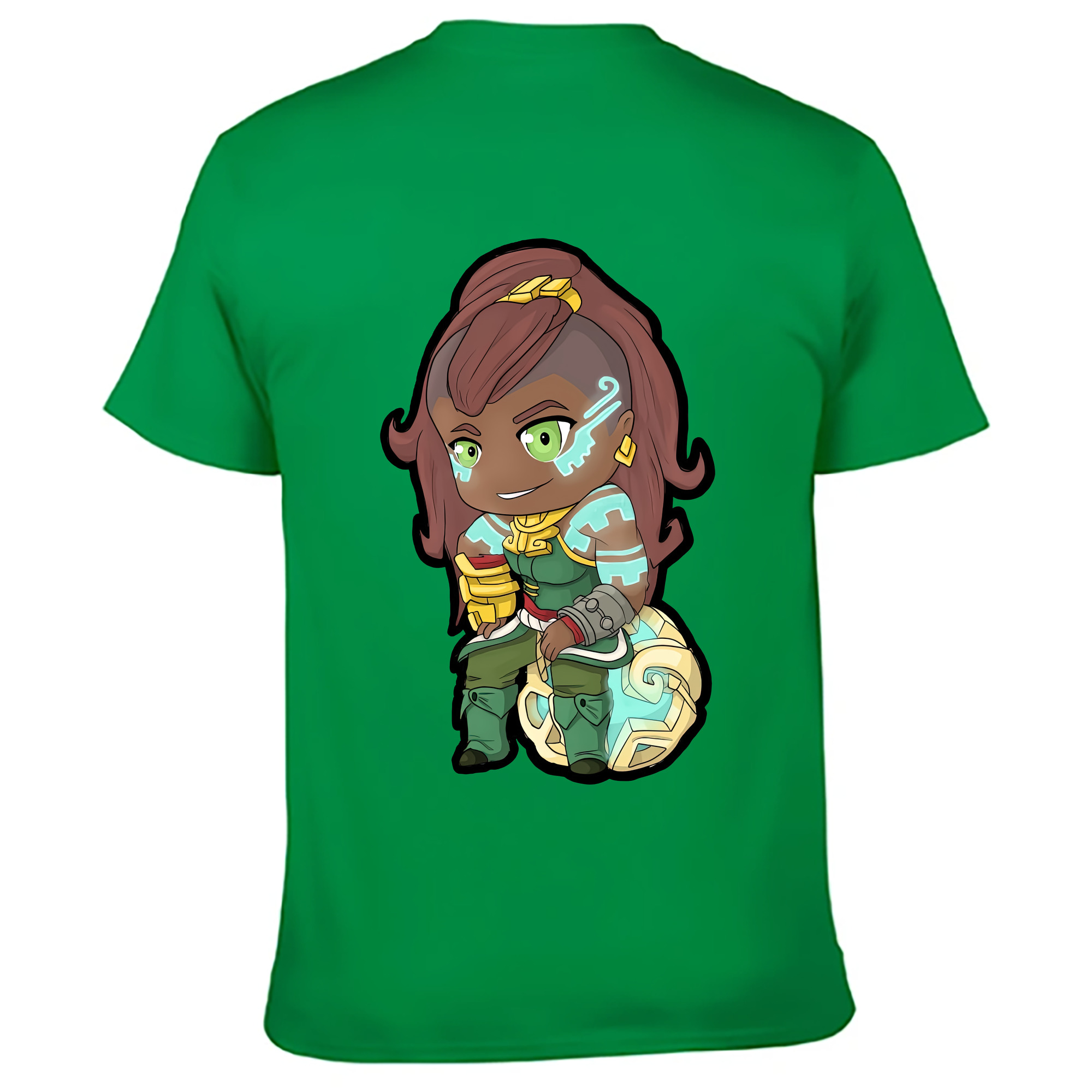 （画像用） リーグ・オブ・レジェンド League of Legends LOL 綿100％ メンズ半袖Tシャツ（バックプリント） 通気性