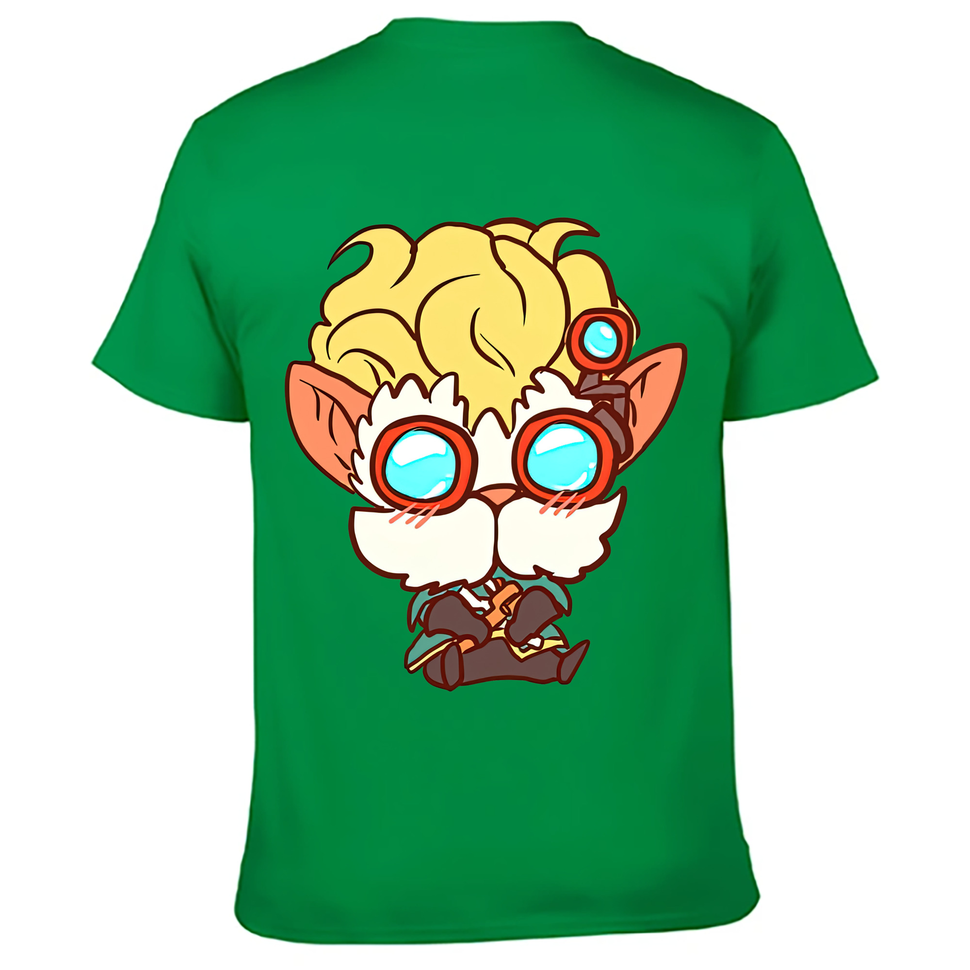 （画像用） リーグ・オブ・レジェンド League of Legends LOL 綿100％ メンズ半袖Tシャツ（バックプリント） 通気性