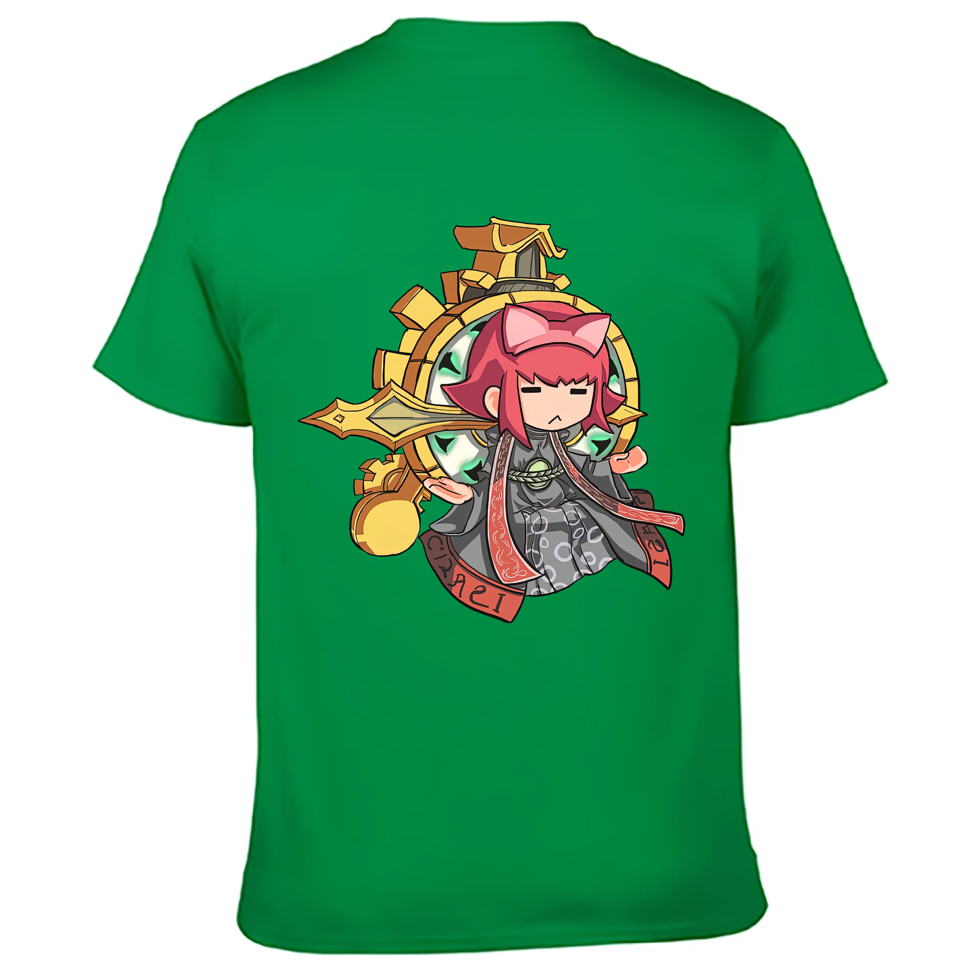 （画像用） リーグ・オブ・レジェンド League of Legends LOL 綿100％ メンズ半袖Tシャツ（バックプリント） 通気性