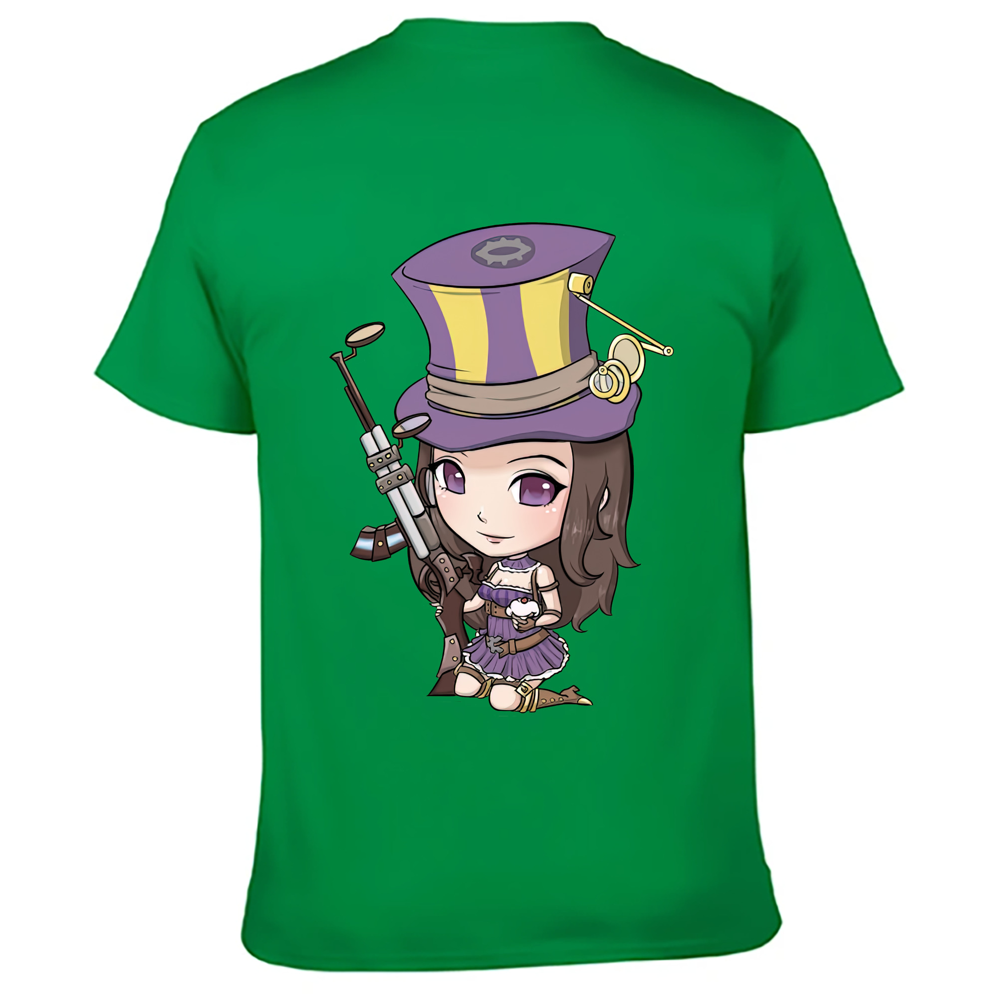 （画像用） リーグ・オブ・レジェンド League of Legends LOL 綿100％ メンズ半袖Tシャツ（バックプリント） 通気性