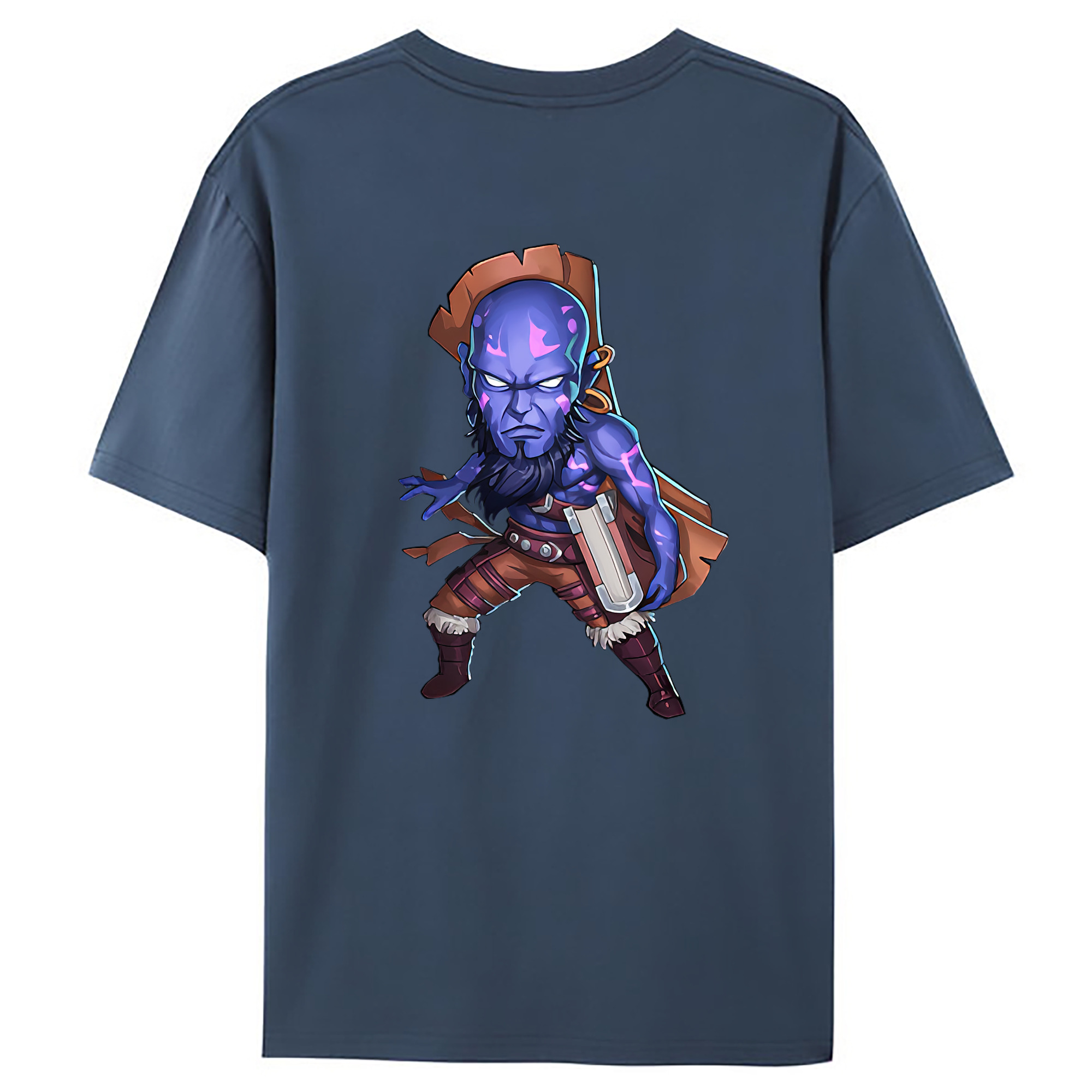 （画像用） リーグ・オブ・レジェンド League of Legends LOL 綿100％ メンズ半袖Tシャツ（バックプリント） 通気性