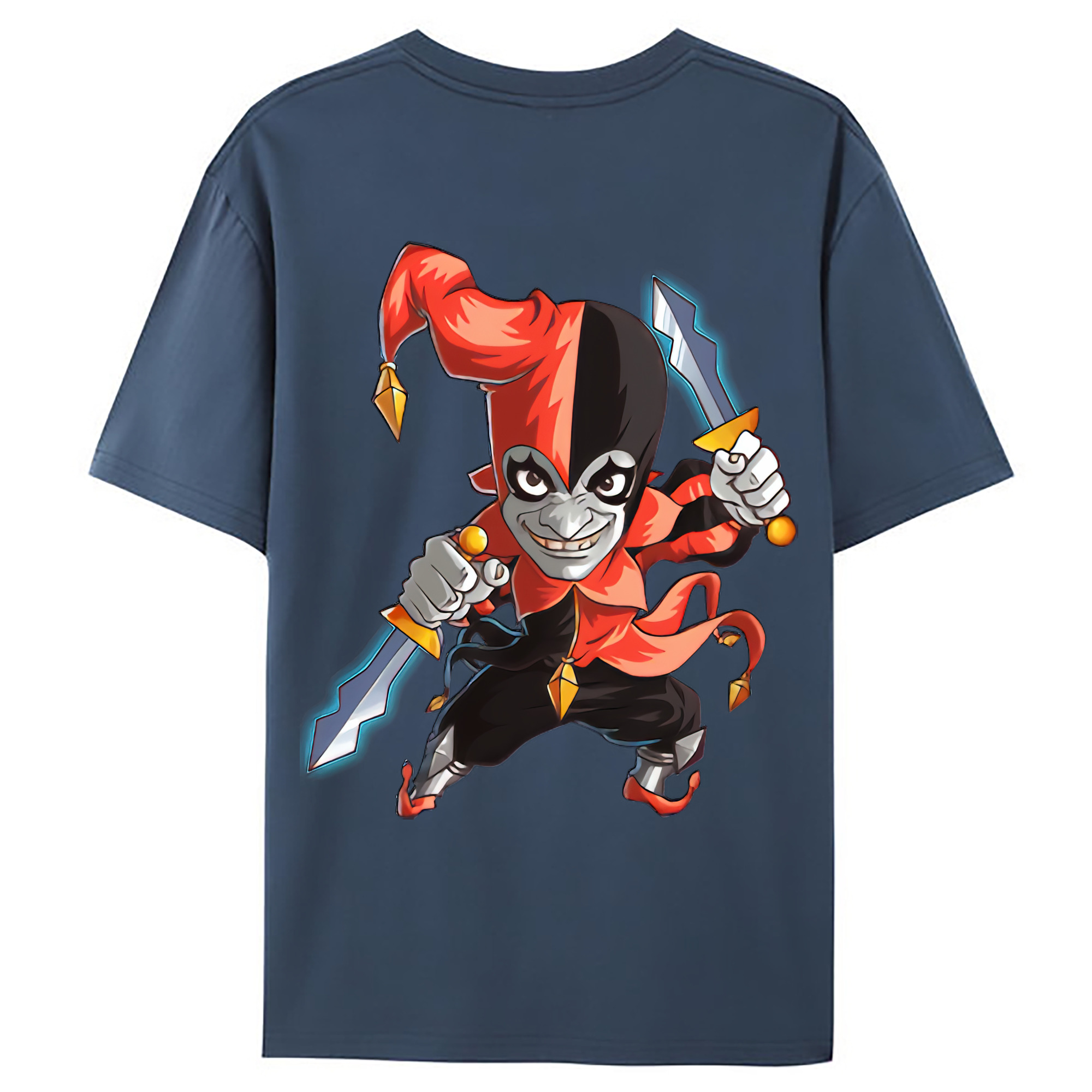 （画像用） リーグ・オブ・レジェンド League of Legends LOL 綿100％ メンズ半袖Tシャツ（バックプリント） 通気性