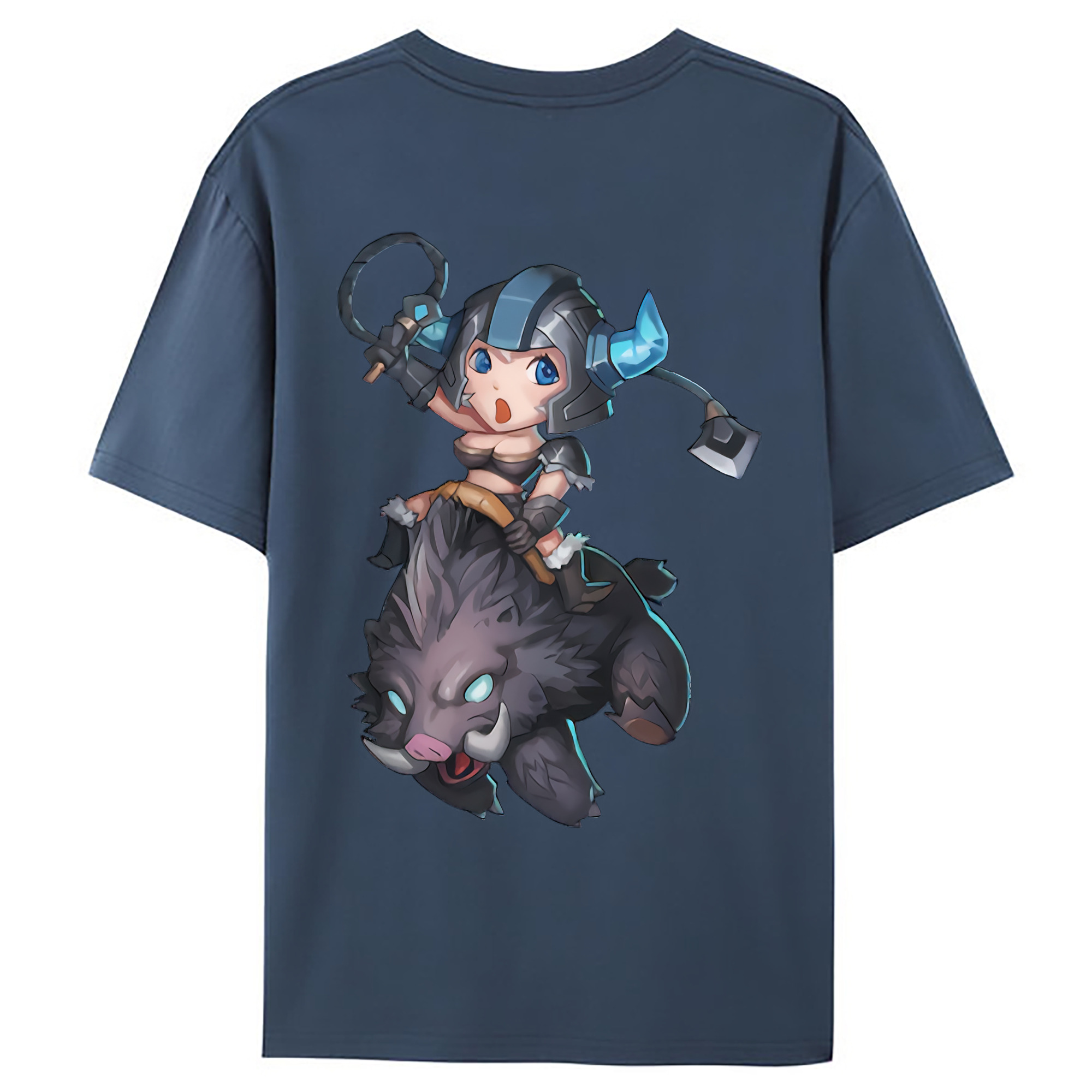 （画像用） リーグ・オブ・レジェンド League of Legends LOL 綿100％ メンズ半袖Tシャツ（バックプリント） 通気性
