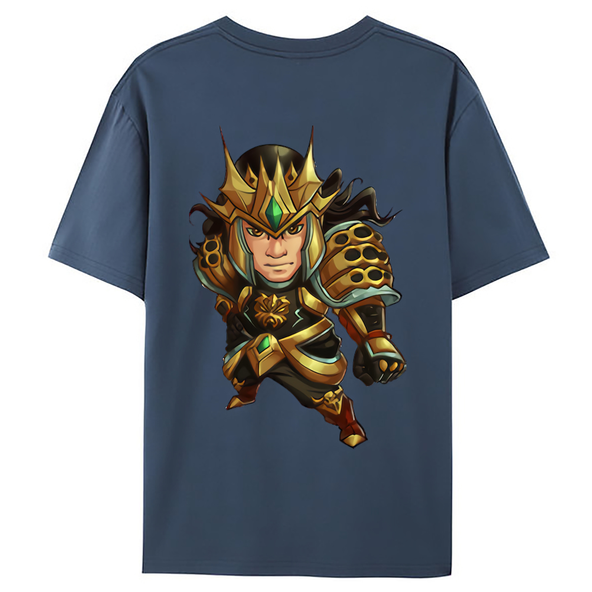 （画像用） リーグ・オブ・レジェンド League of Legends LOL 綿100％ メンズ半袖Tシャツ（バックプリント） 通気性