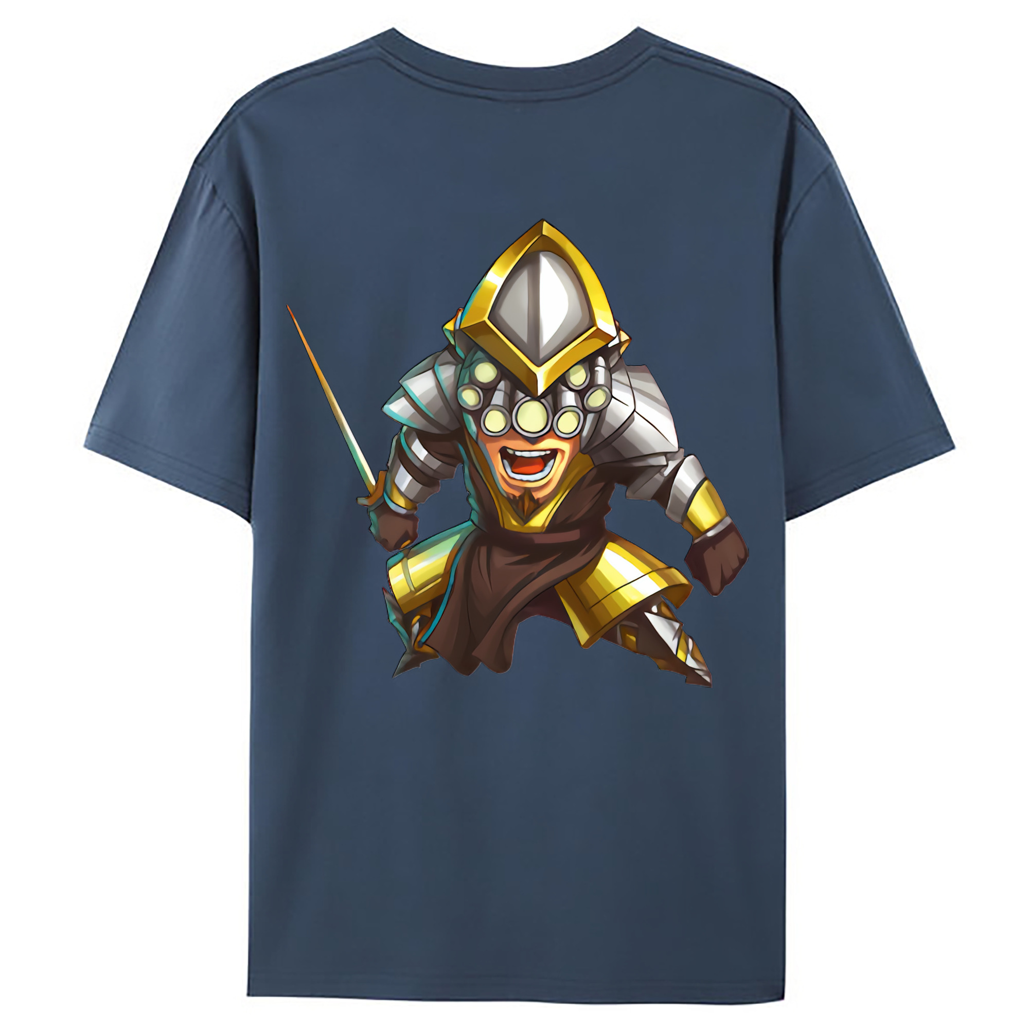 （画像用） リーグ・オブ・レジェンド League of Legends LOL 綿100％ メンズ半袖Tシャツ（バックプリント） 通気性