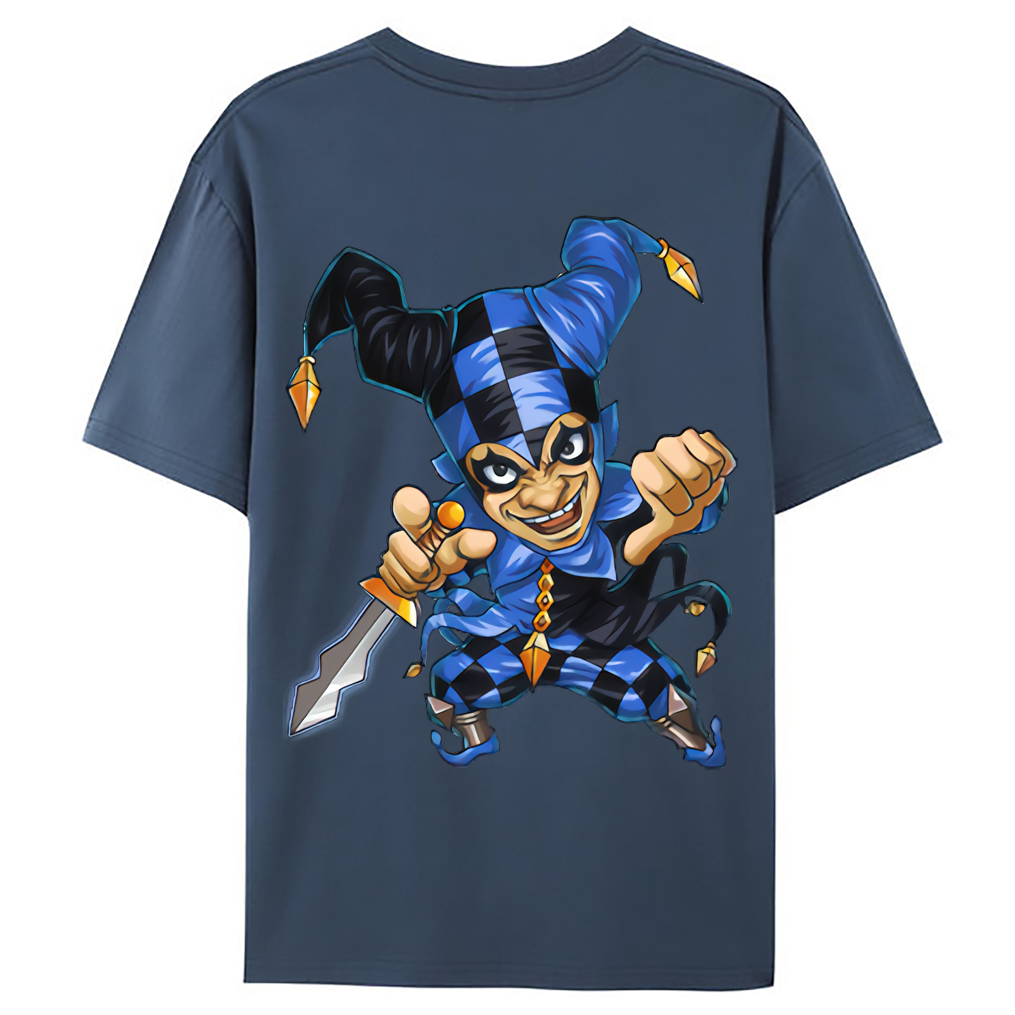 （画像用） リーグ・オブ・レジェンド League of Legends LOL 綿100％ メンズ半袖Tシャツ（バックプリント） 通気性
