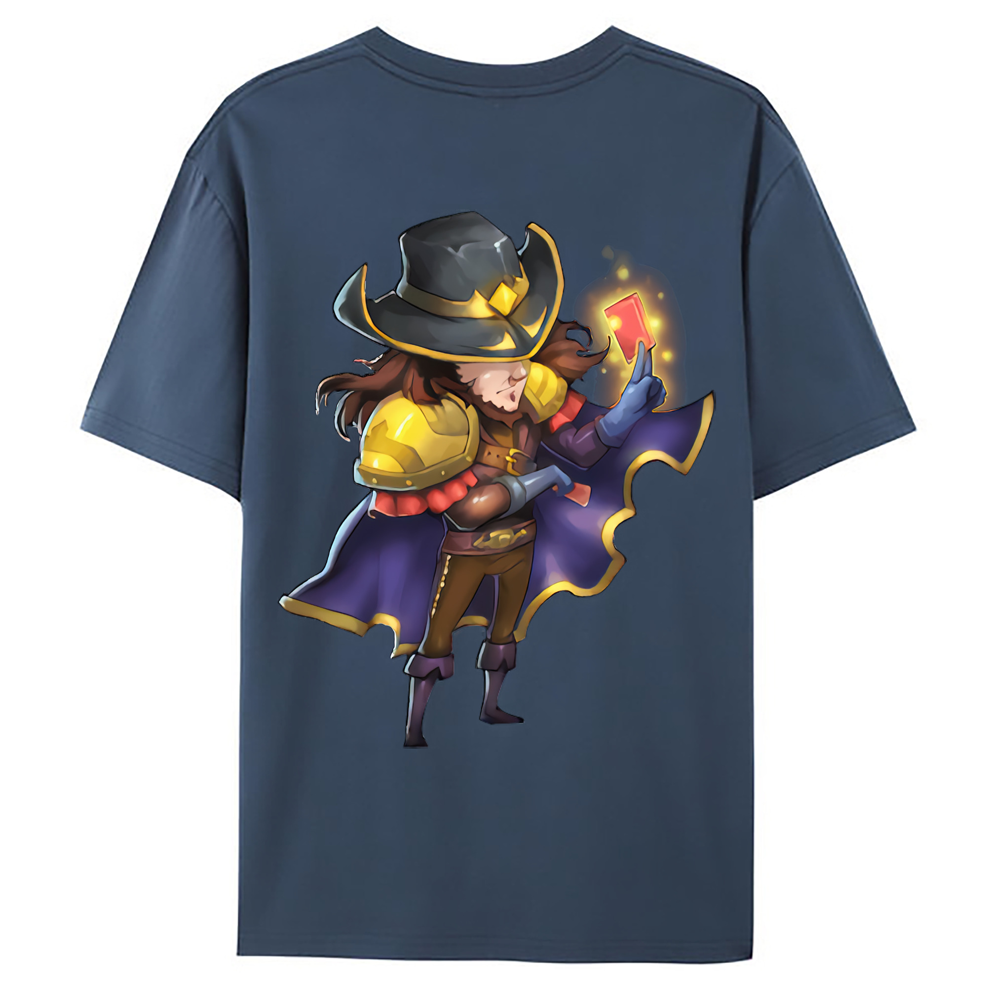 （画像用） リーグ・オブ・レジェンド League of Legends LOL 綿100％ メンズ半袖Tシャツ（バックプリント） 通気性
