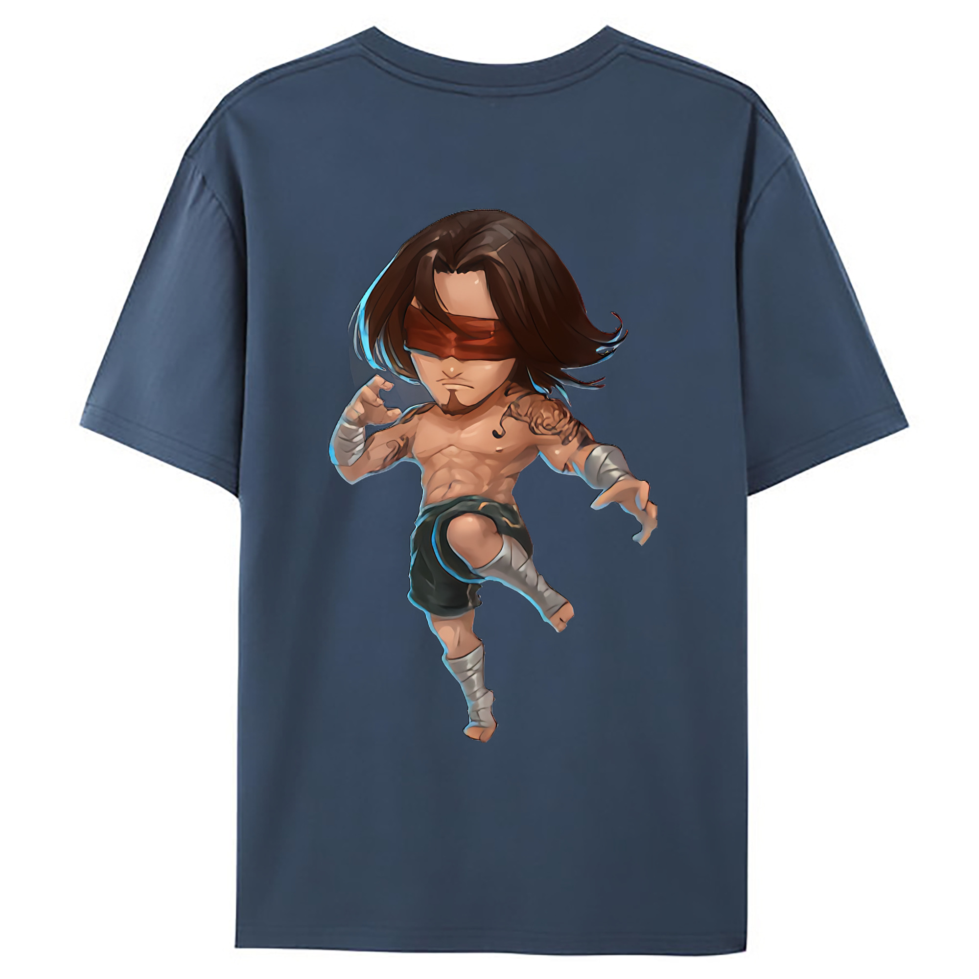（画像用） リーグ・オブ・レジェンド League of Legends LOL 綿100％ メンズ半袖Tシャツ（バックプリント） 通気性
