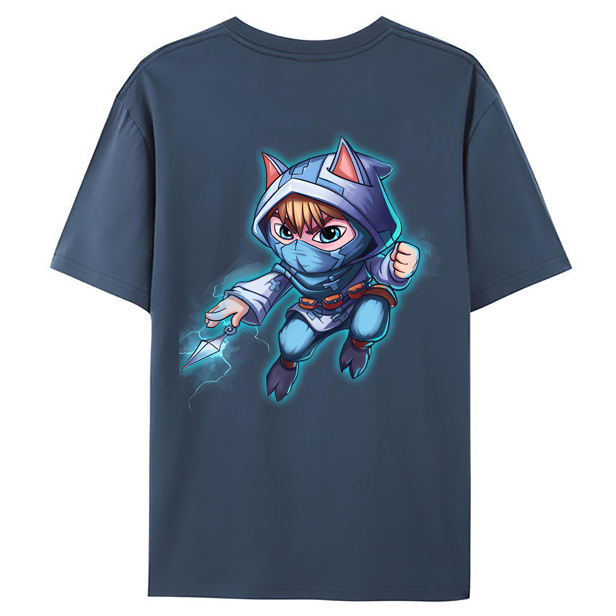 （画像用） リーグ・オブ・レジェンド League of Legends LOL 綿100％ メンズ半袖Tシャツ（バックプリント） 通気性