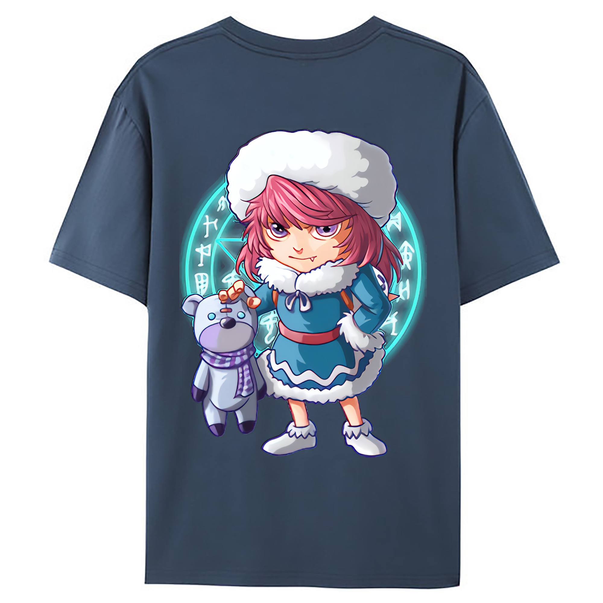 （画像用） リーグ・オブ・レジェンド League of Legends LOL 綿100％ メンズ半袖Tシャツ（バックプリント） 通気性