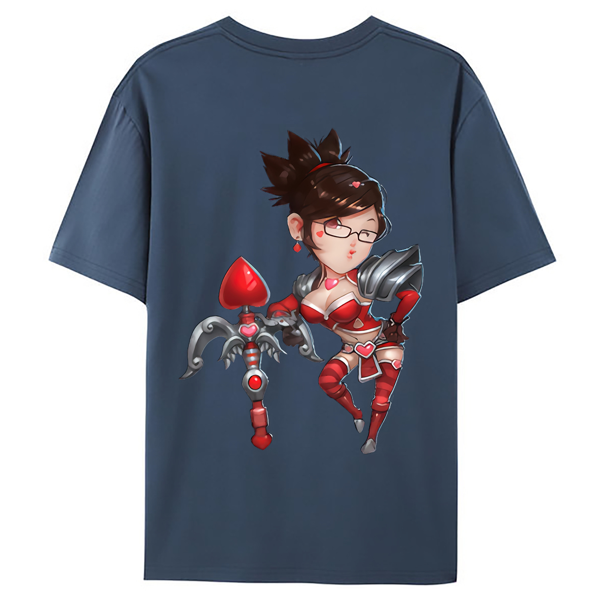 （画像用） リーグ・オブ・レジェンド League of Legends LOL 綿100％ メンズ半袖Tシャツ（バックプリント） 通気性