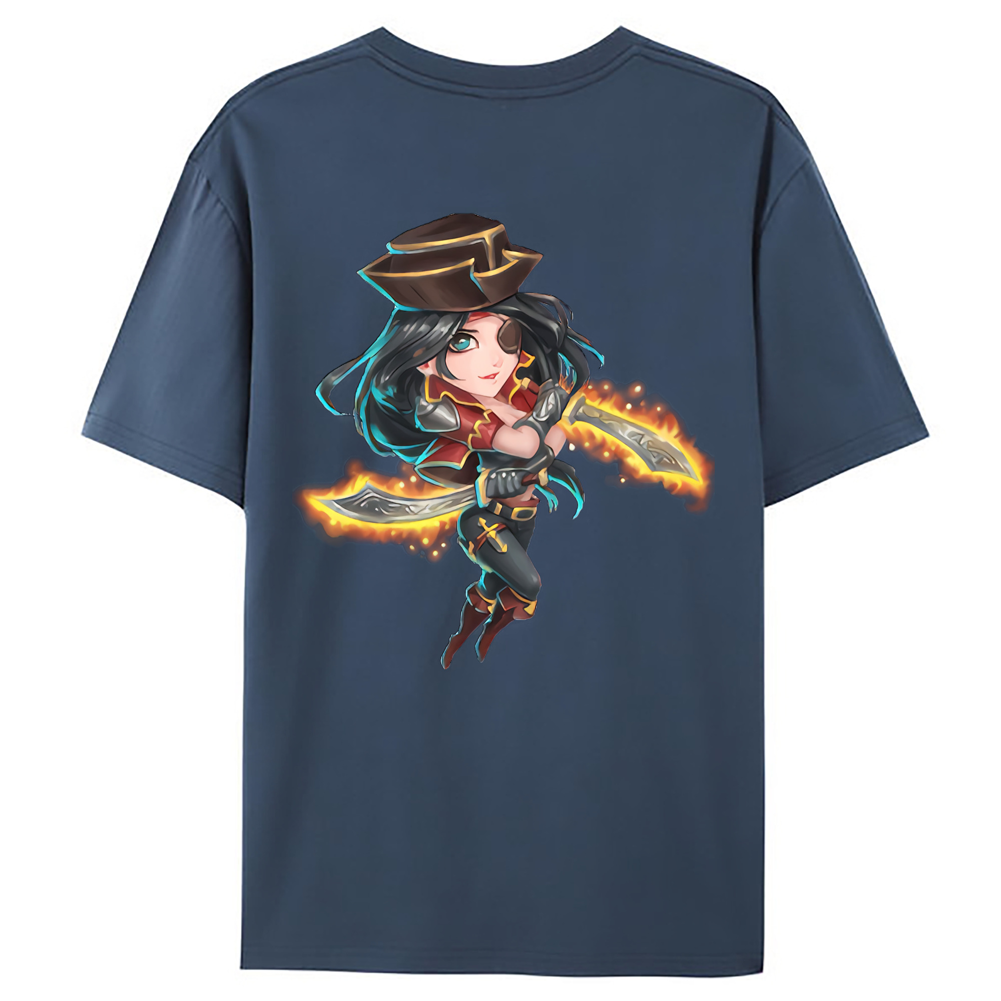 （画像用） リーグ・オブ・レジェンド League of Legends LOL 綿100％ メンズ半袖Tシャツ（バックプリント） 通気性