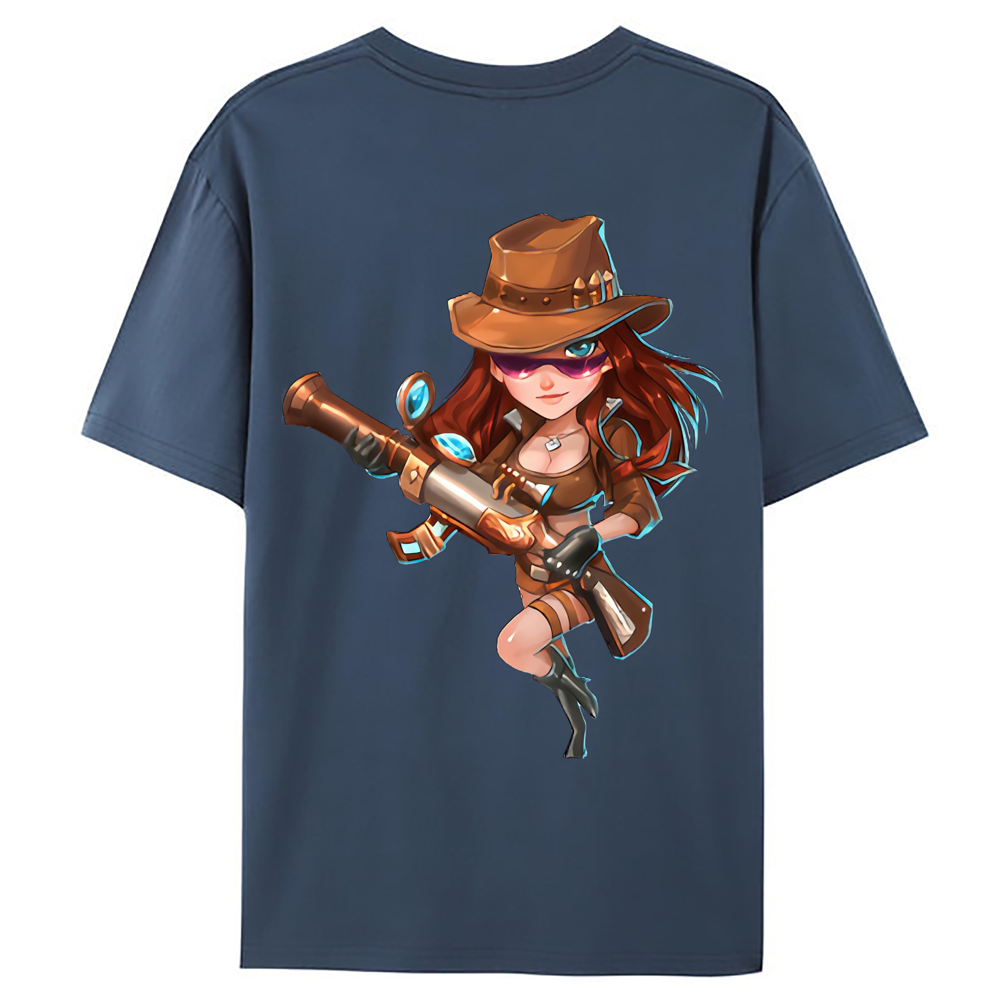 （画像用） リーグ・オブ・レジェンド League of Legends LOL 綿100％ メンズ半袖Tシャツ（バックプリント） 通気性