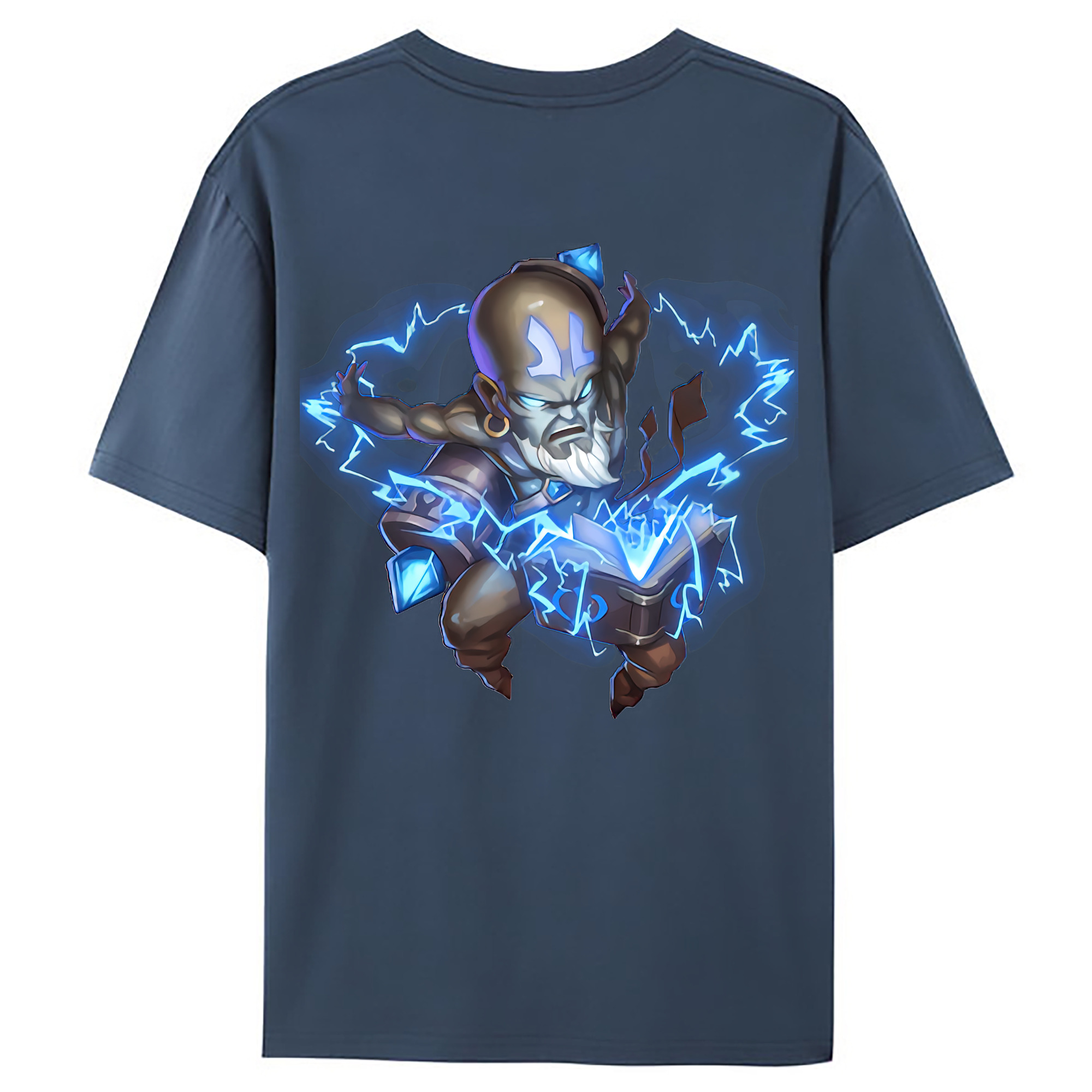 （画像用） リーグ・オブ・レジェンド League of Legends LOL 綿100％ メンズ半袖Tシャツ（バックプリント） 通気性