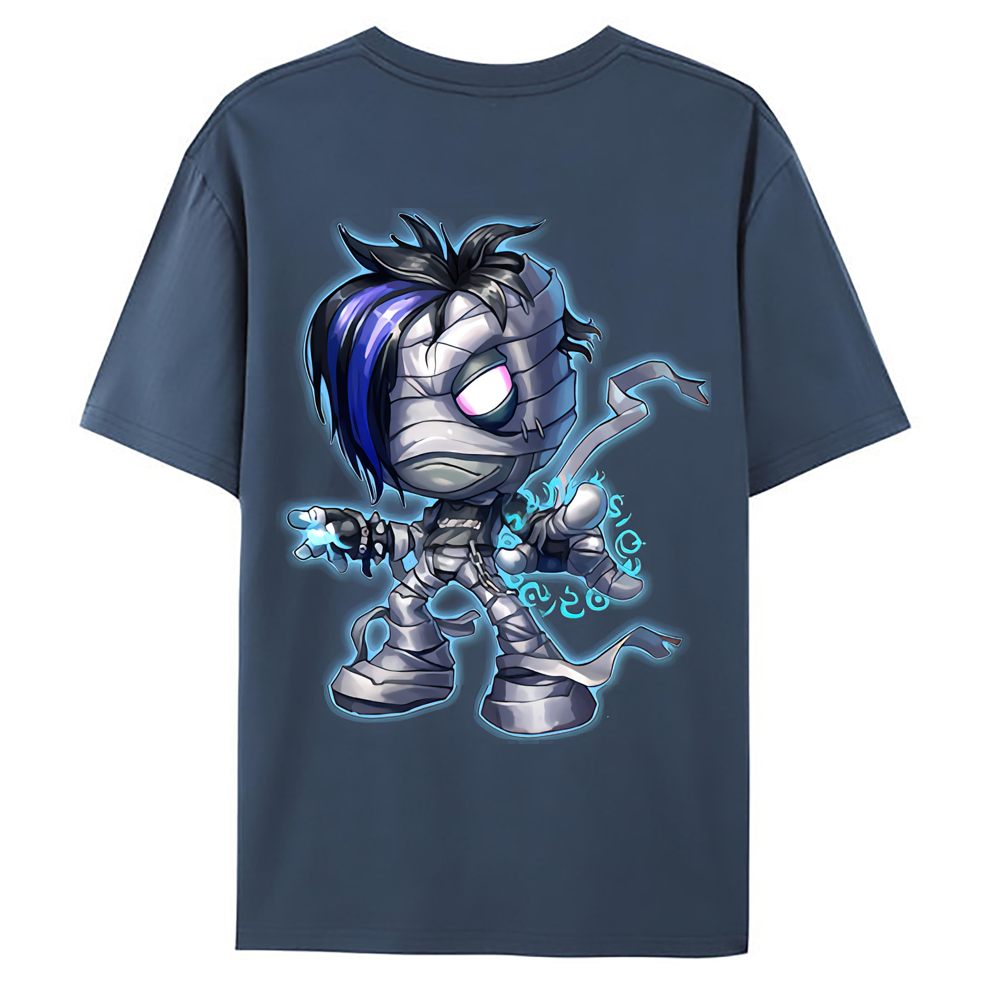 （画像用） リーグ・オブ・レジェンド League of Legends LOL 綿100％ メンズ半袖Tシャツ（バックプリント） 通気性