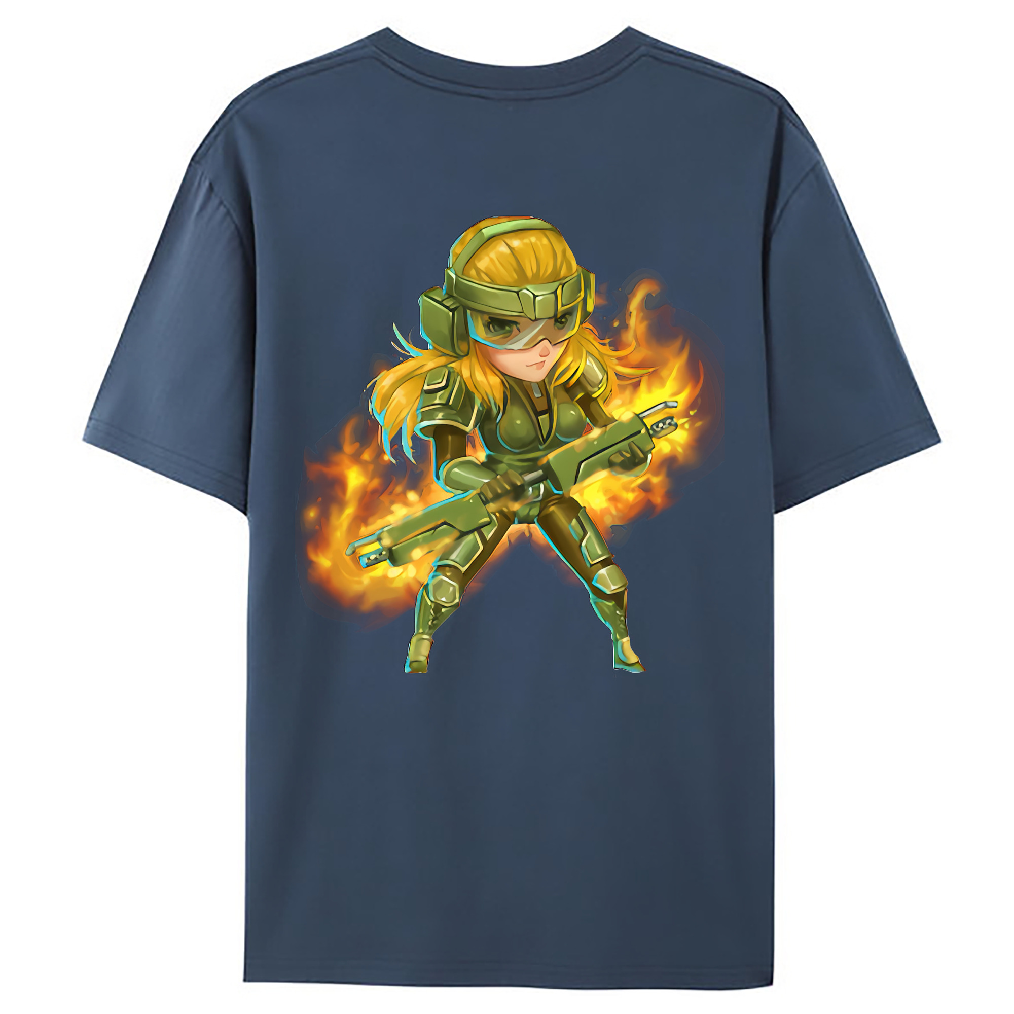 （画像用） リーグ・オブ・レジェンド League of Legends LOL 綿100％ メンズ半袖Tシャツ（バックプリント） 通気性