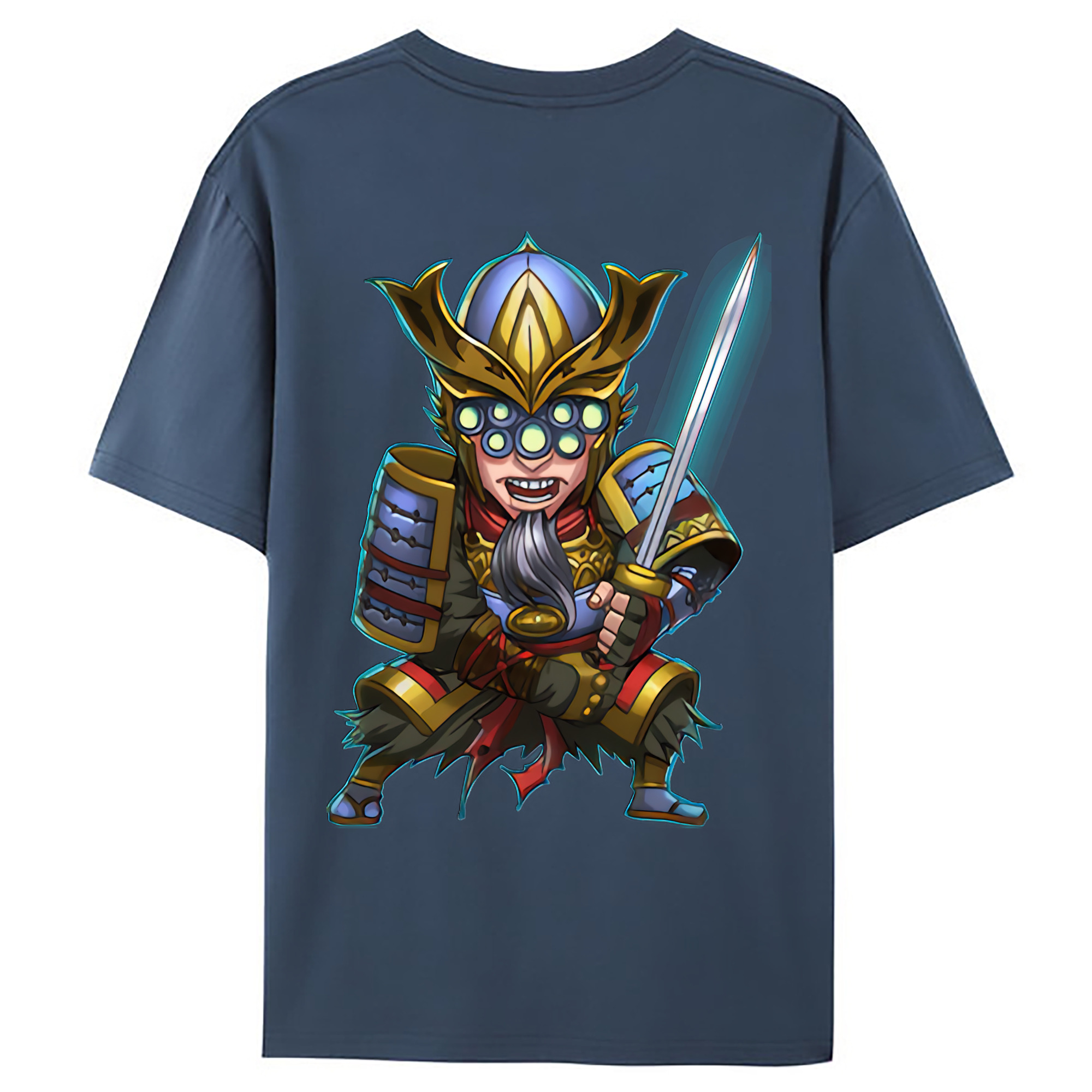 （画像用） リーグ・オブ・レジェンド League of Legends LOL 綿100％ メンズ半袖Tシャツ（バックプリント） 通気性