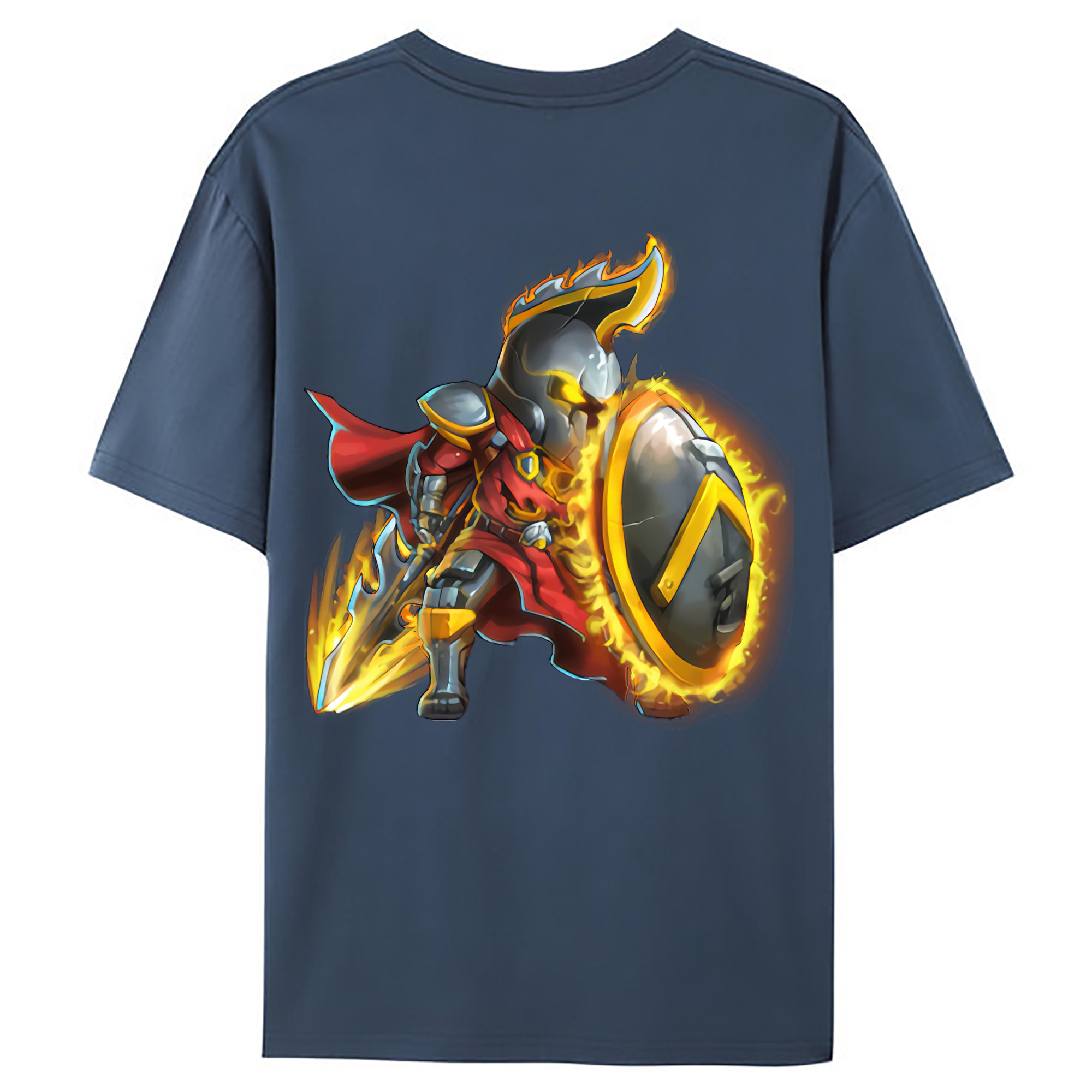 （画像用） リーグ・オブ・レジェンド League of Legends LOL 綿100％ メンズ半袖Tシャツ（バックプリント） 通気性