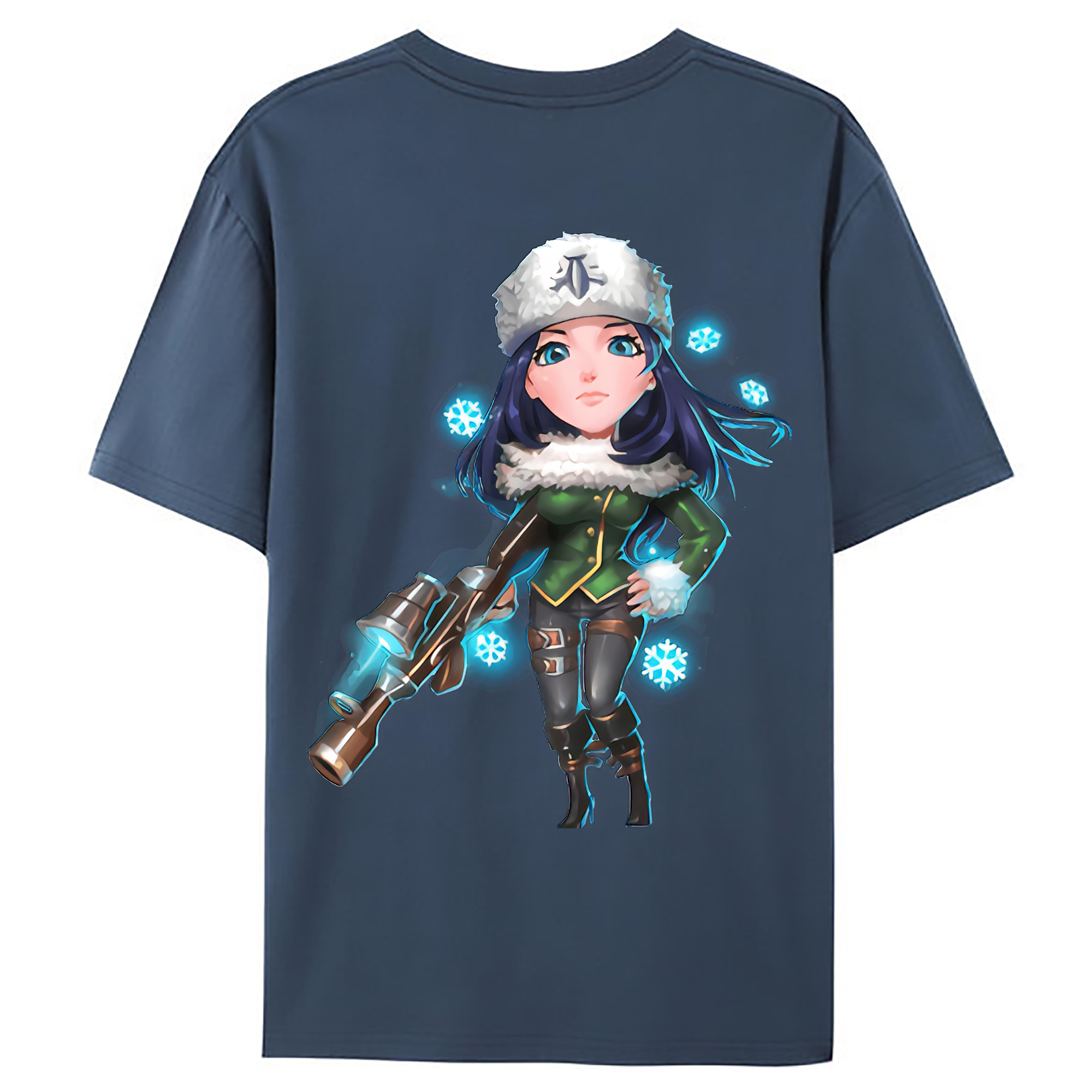 （画像用） リーグ・オブ・レジェンド League of Legends LOL 綿100％ メンズ半袖Tシャツ（バックプリント） 通気性