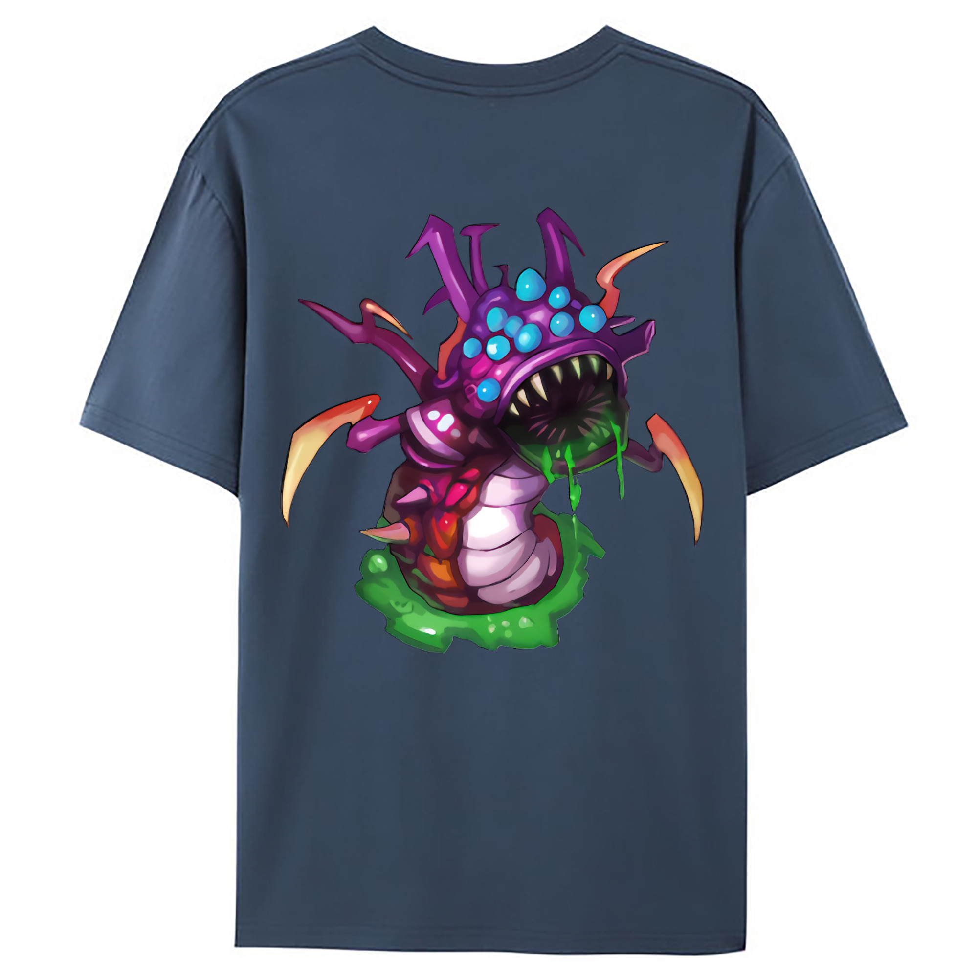（画像用） リーグ・オブ・レジェンド League of Legends LOL 綿100％ メンズ半袖Tシャツ（バックプリント） 通気性