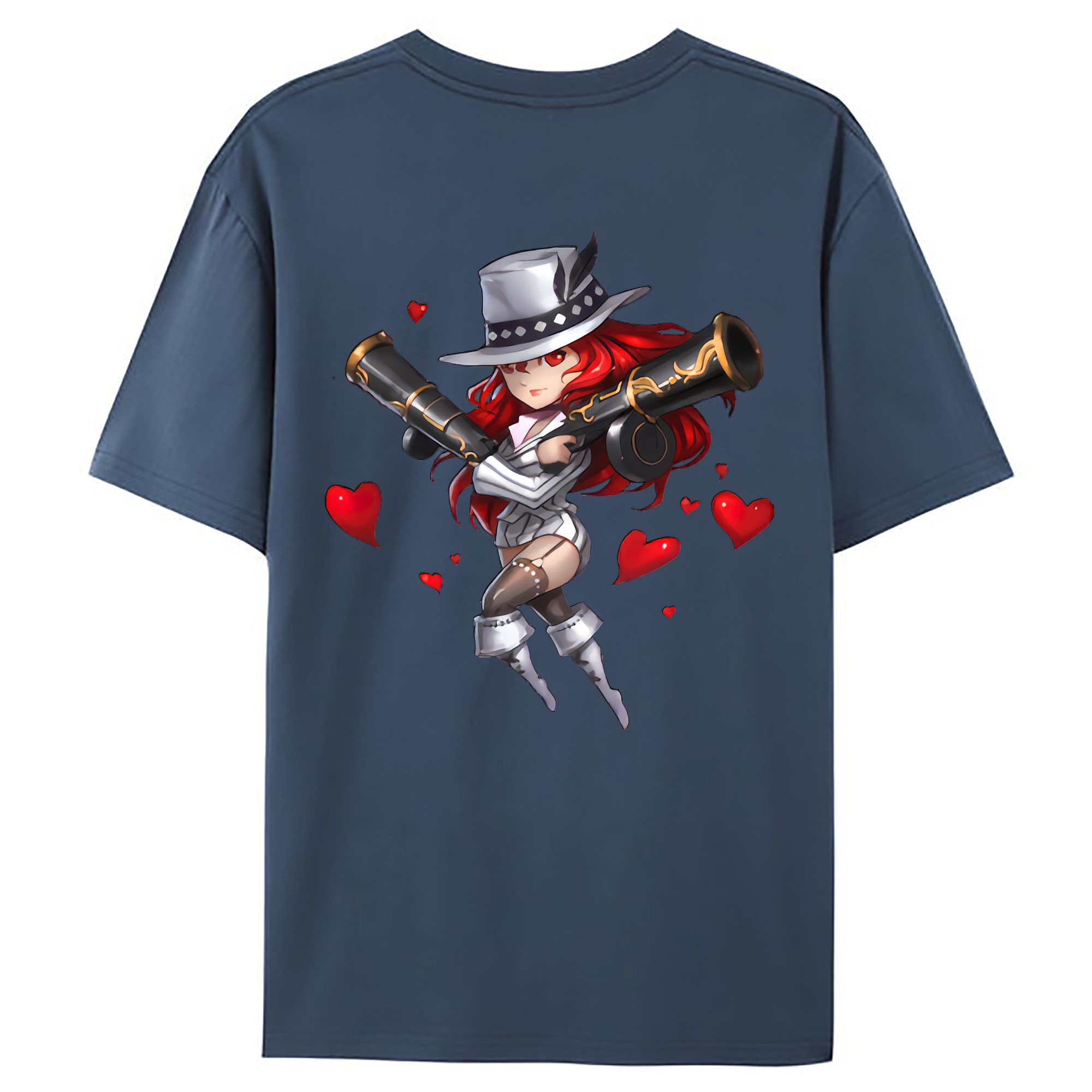 （画像用） リーグ・オブ・レジェンド League of Legends LOL 綿100％ メンズ半袖Tシャツ（バックプリント） 通気性