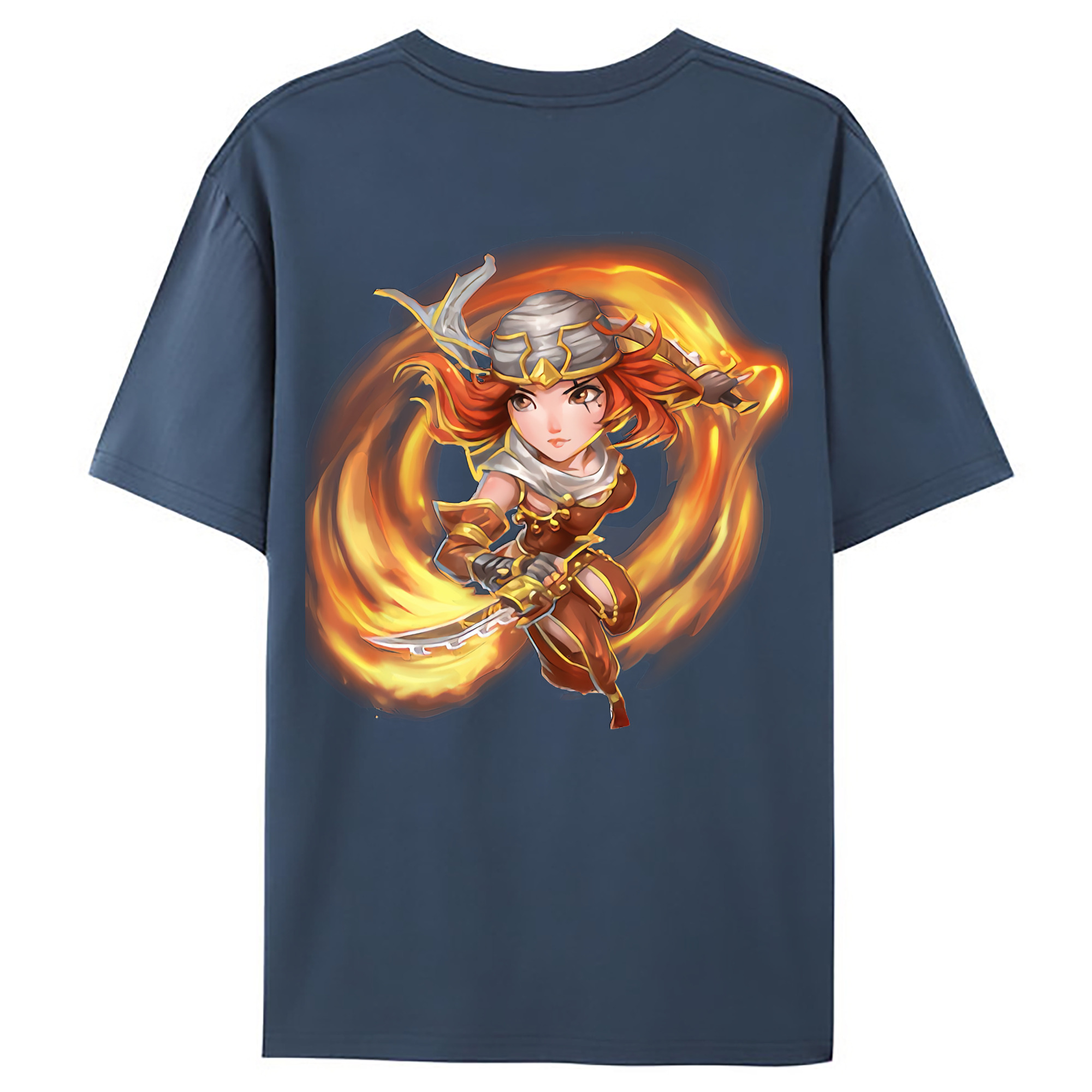 （画像用） リーグ・オブ・レジェンド League of Legends LOL 綿100％ メンズ半袖Tシャツ（バックプリント） 通気性