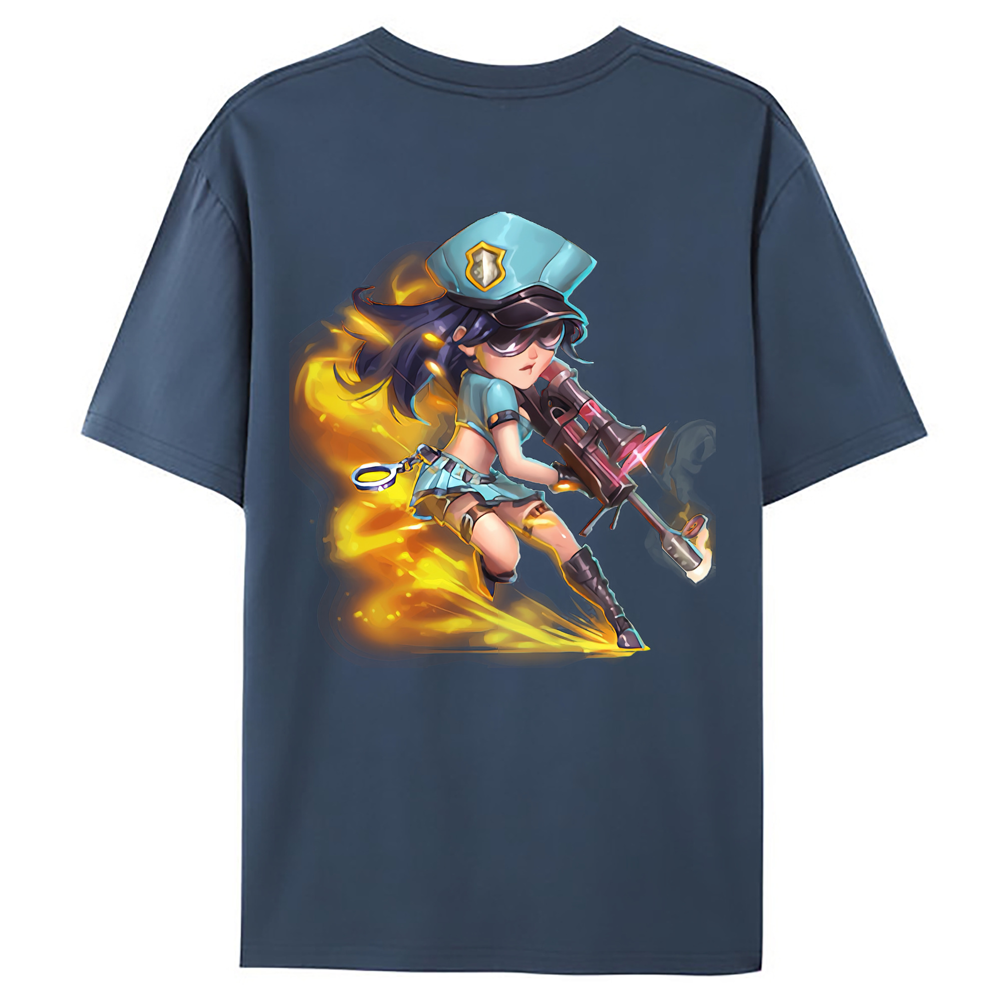 （画像用） リーグ・オブ・レジェンド League of Legends LOL 綿100％ メンズ半袖Tシャツ（バックプリント） 通気性