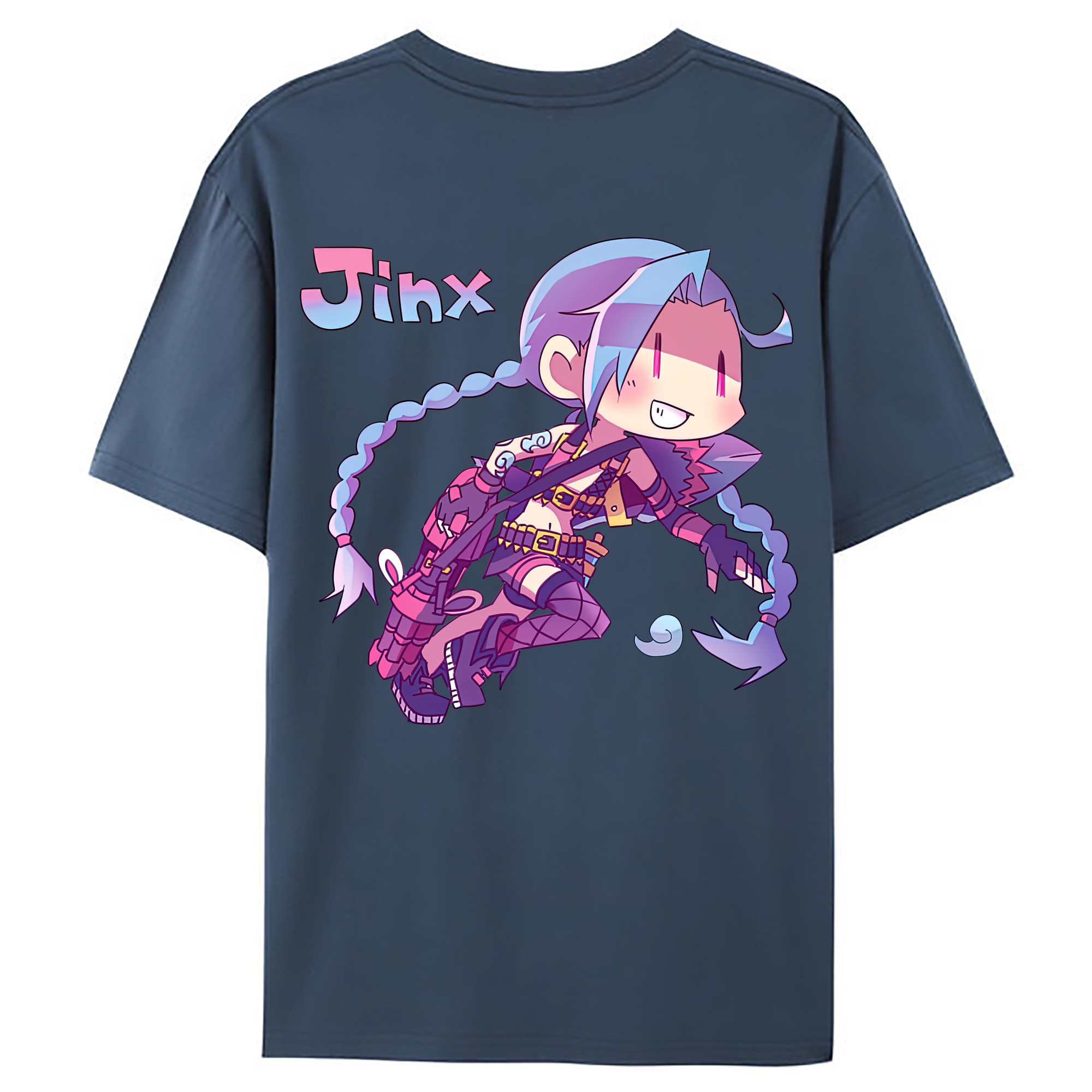 （画像用） リーグ・オブ・レジェンド League of Legends LOL 綿100％ メンズ半袖Tシャツ（バックプリント） 通気性