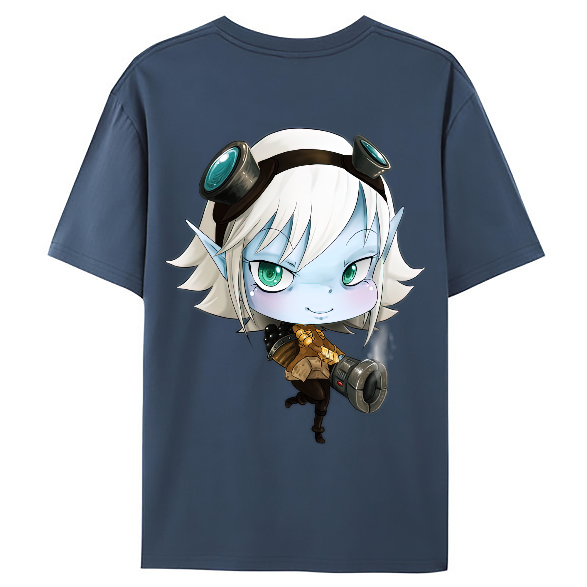 （画像用） リーグ・オブ・レジェンド League of Legends LOL 綿100％ メンズ半袖Tシャツ（バックプリント） 通気性