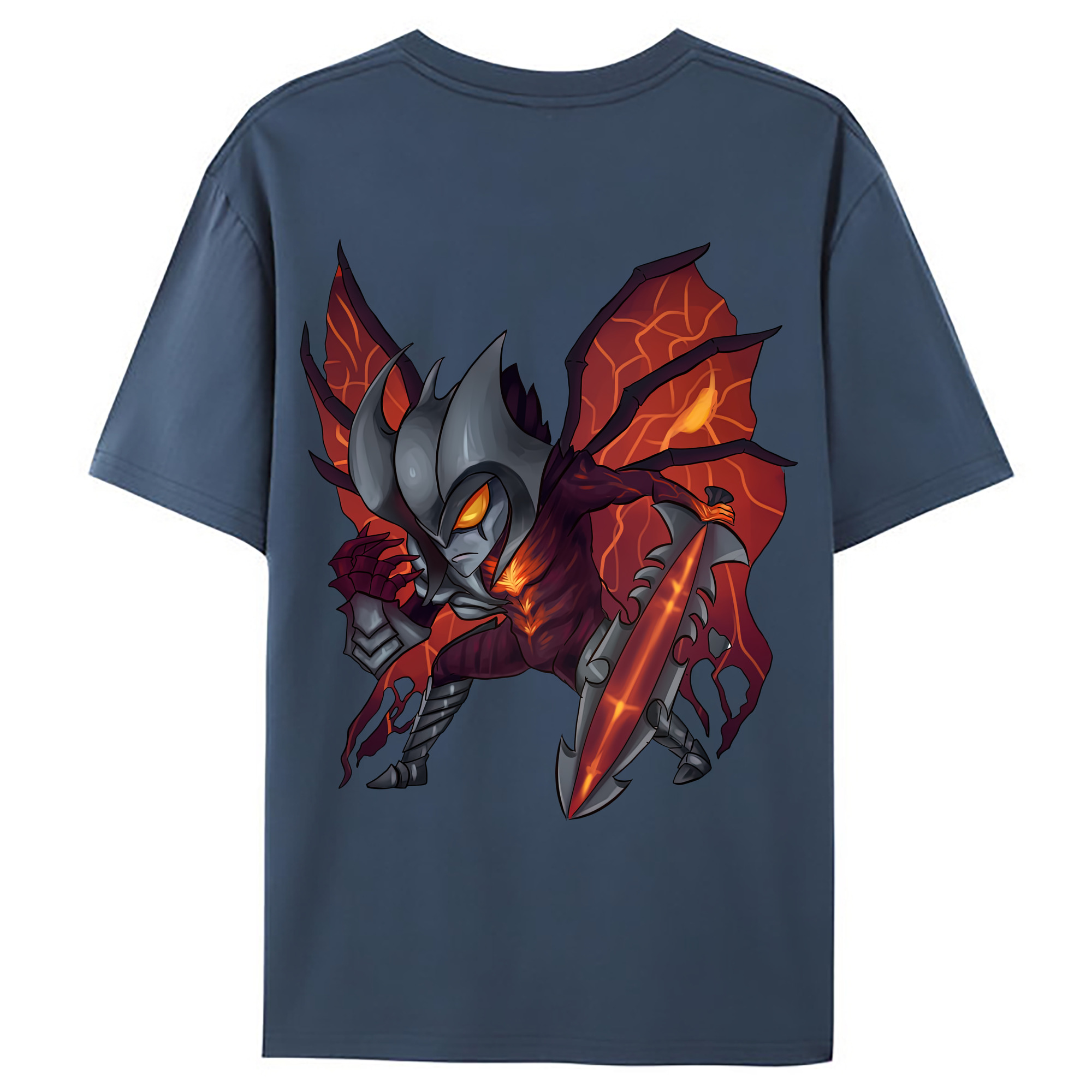 （画像用） リーグ・オブ・レジェンド League of Legends LOL 綿100％ メンズ半袖Tシャツ（バックプリント） 通気性
