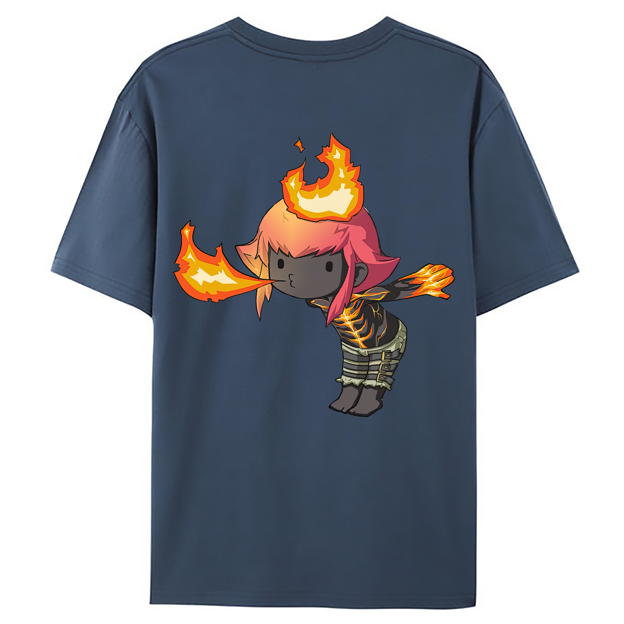 （画像用） リーグ・オブ・レジェンド League of Legends LOL 綿100％ メンズ半袖Tシャツ（バックプリント） 通気性