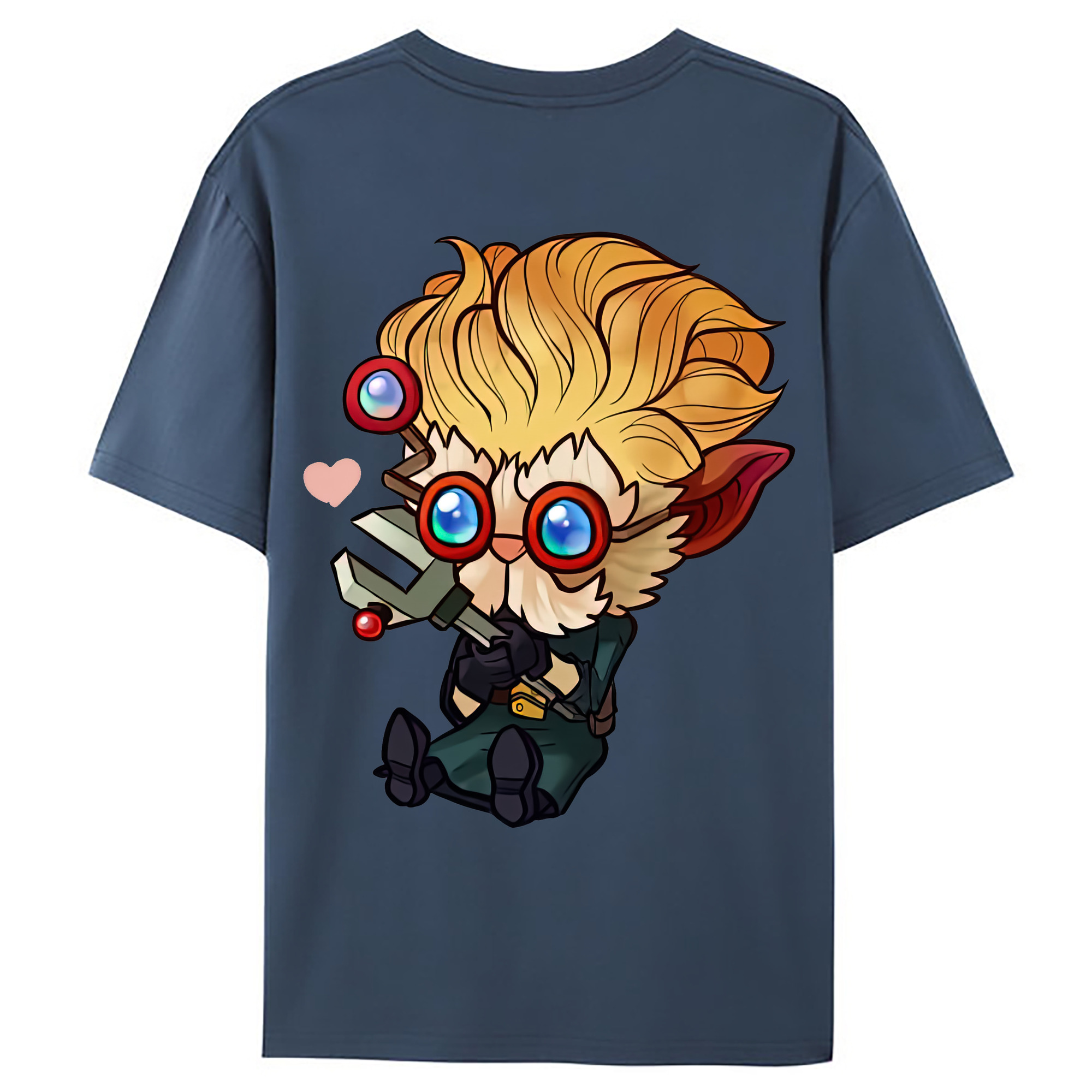 （画像用） リーグ・オブ・レジェンド League of Legends LOL 綿100％ メンズ半袖Tシャツ（バックプリント） 通気性