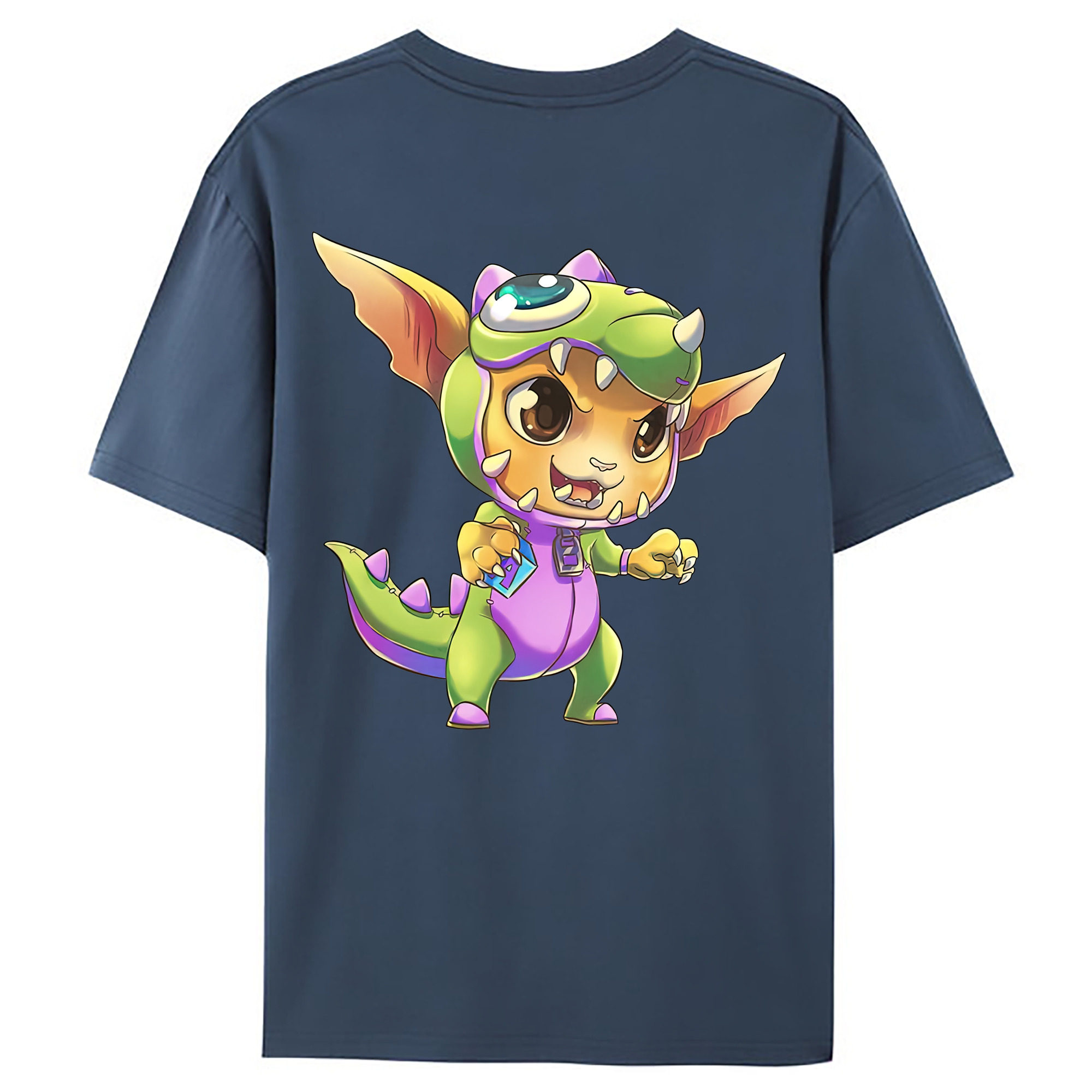 （画像用） リーグ・オブ・レジェンド League of Legends LOL 綿100％ メンズ半袖Tシャツ（バックプリント） 通気性