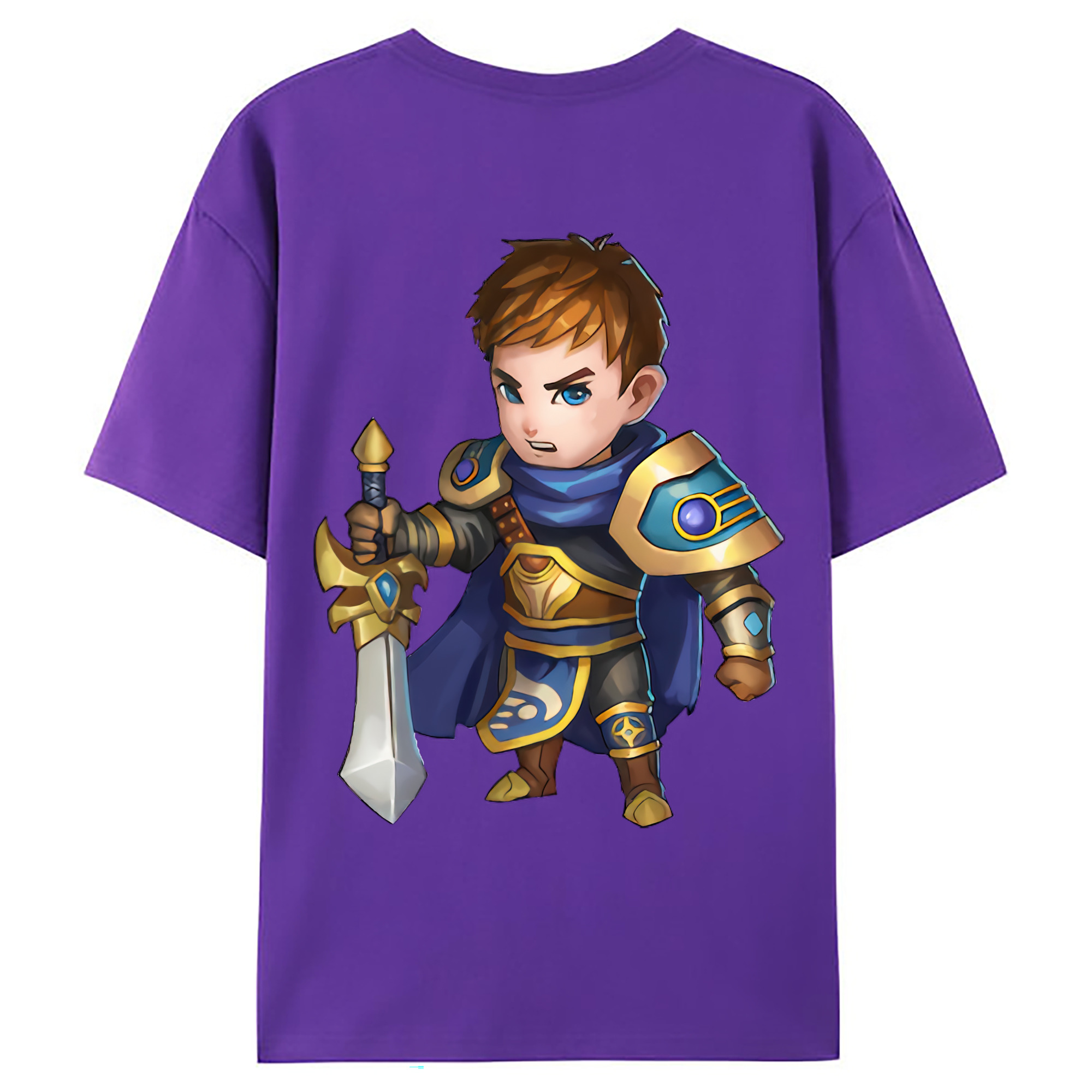 （画像用） リーグ・オブ・レジェンド League of Legends LOL 綿100％ メンズ半袖Tシャツ（バックプリント） 通気性