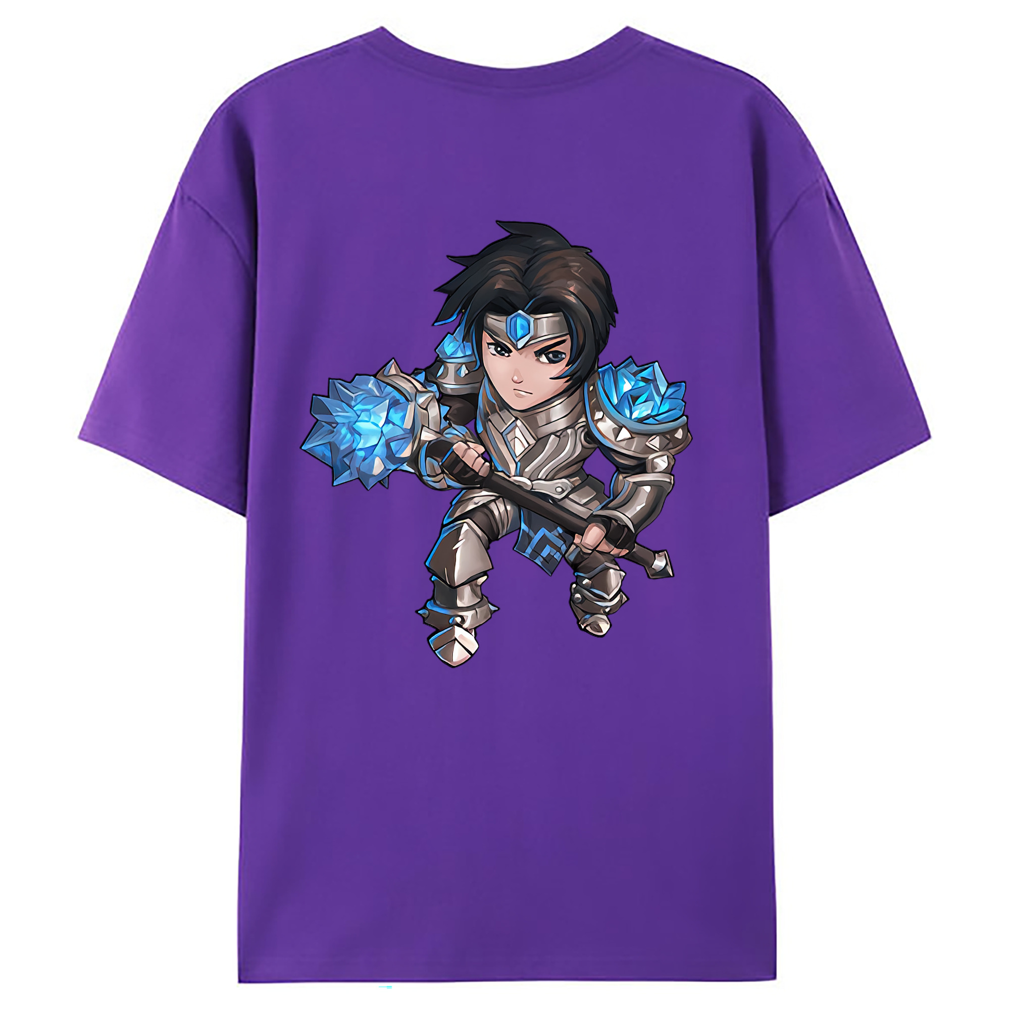 （画像用） リーグ・オブ・レジェンド League of Legends LOL 綿100％ メンズ半袖Tシャツ（バックプリント） 通気性