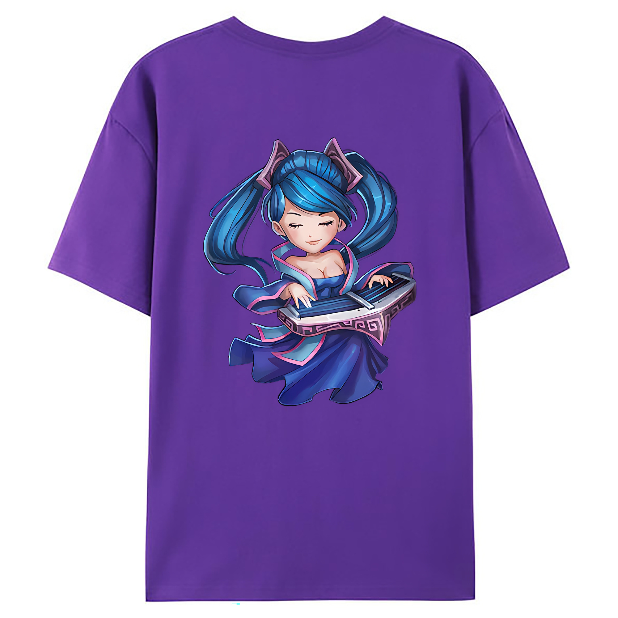 （画像用） リーグ・オブ・レジェンド League of Legends LOL 綿100％ メンズ半袖Tシャツ（バックプリント） 通気性