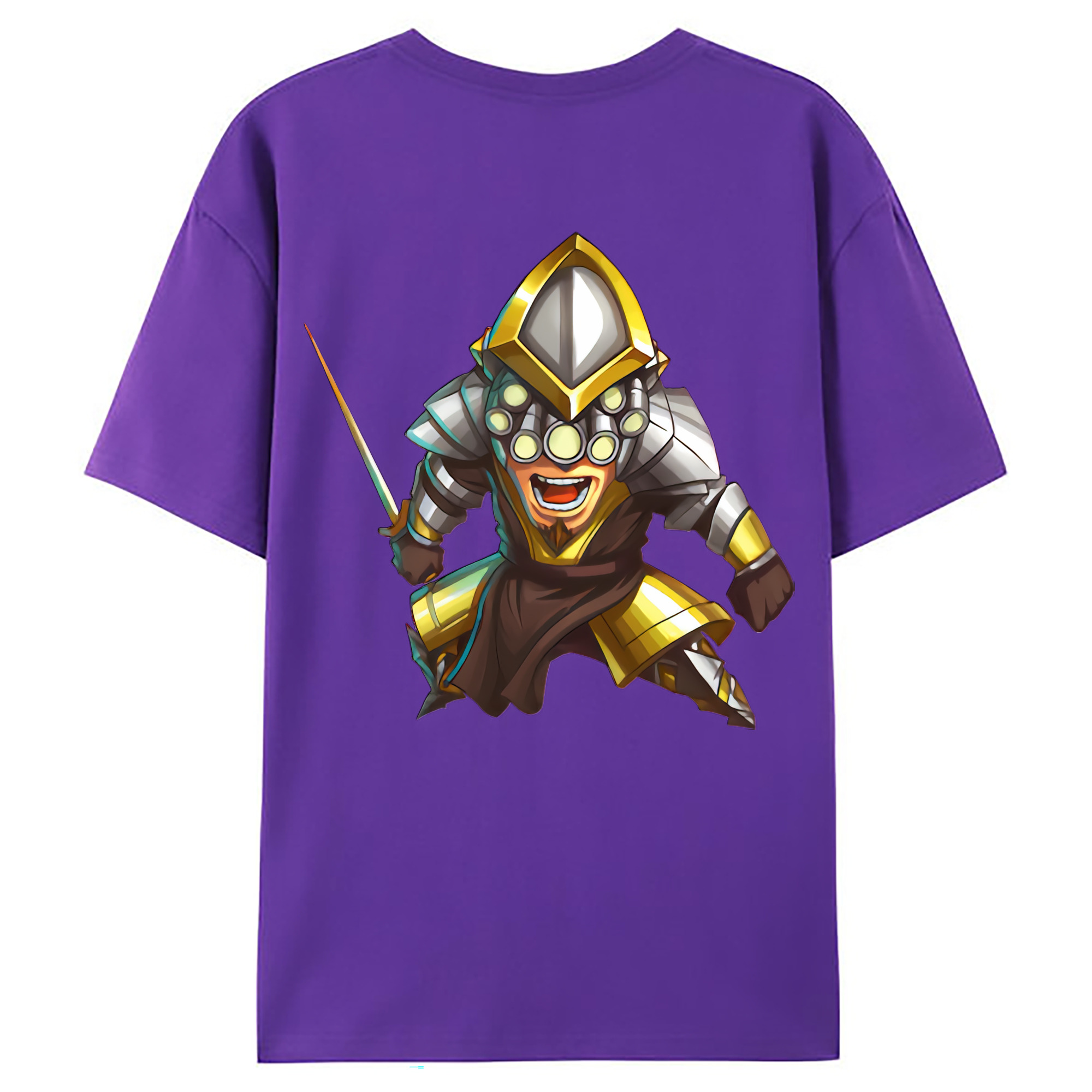 （画像用） リーグ・オブ・レジェンド League of Legends LOL 綿100％ メンズ半袖Tシャツ（バックプリント） 通気性