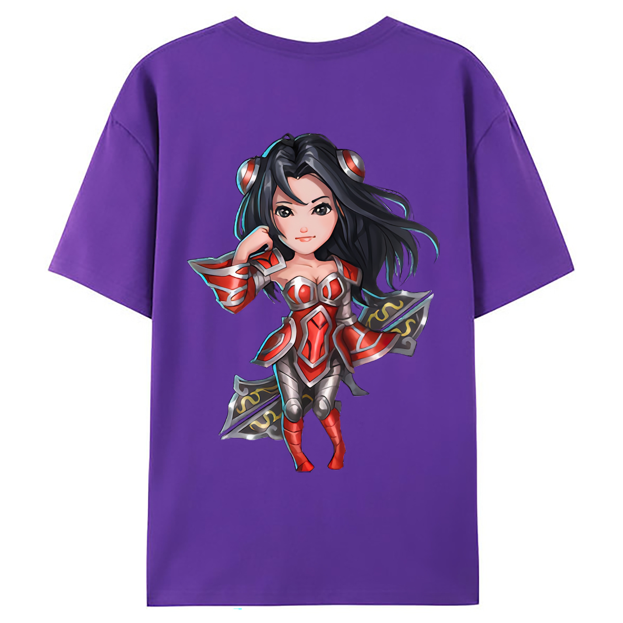 （画像用） リーグ・オブ・レジェンド League of Legends LOL 綿100％ メンズ半袖Tシャツ（バックプリント） 通気性