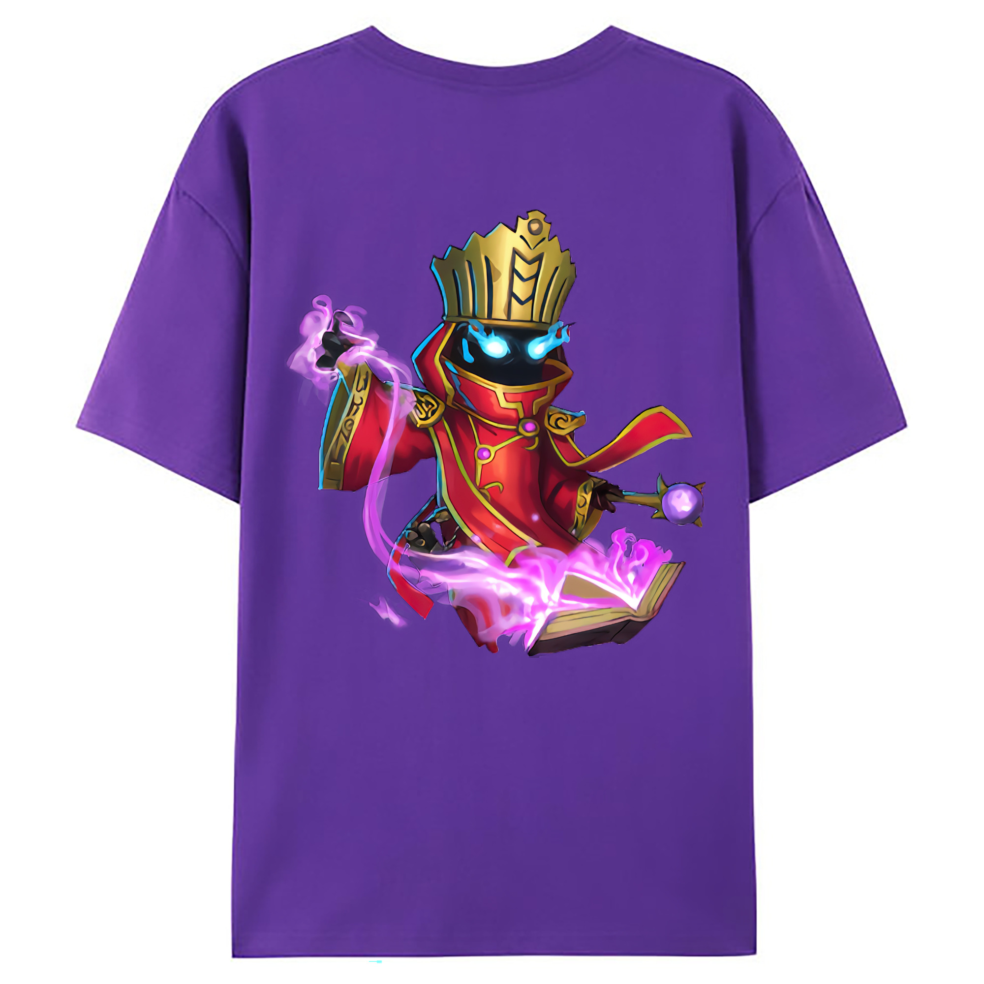 （画像用） リーグ・オブ・レジェンド League of Legends LOL 綿100％ メンズ半袖Tシャツ（バックプリント） 通気性