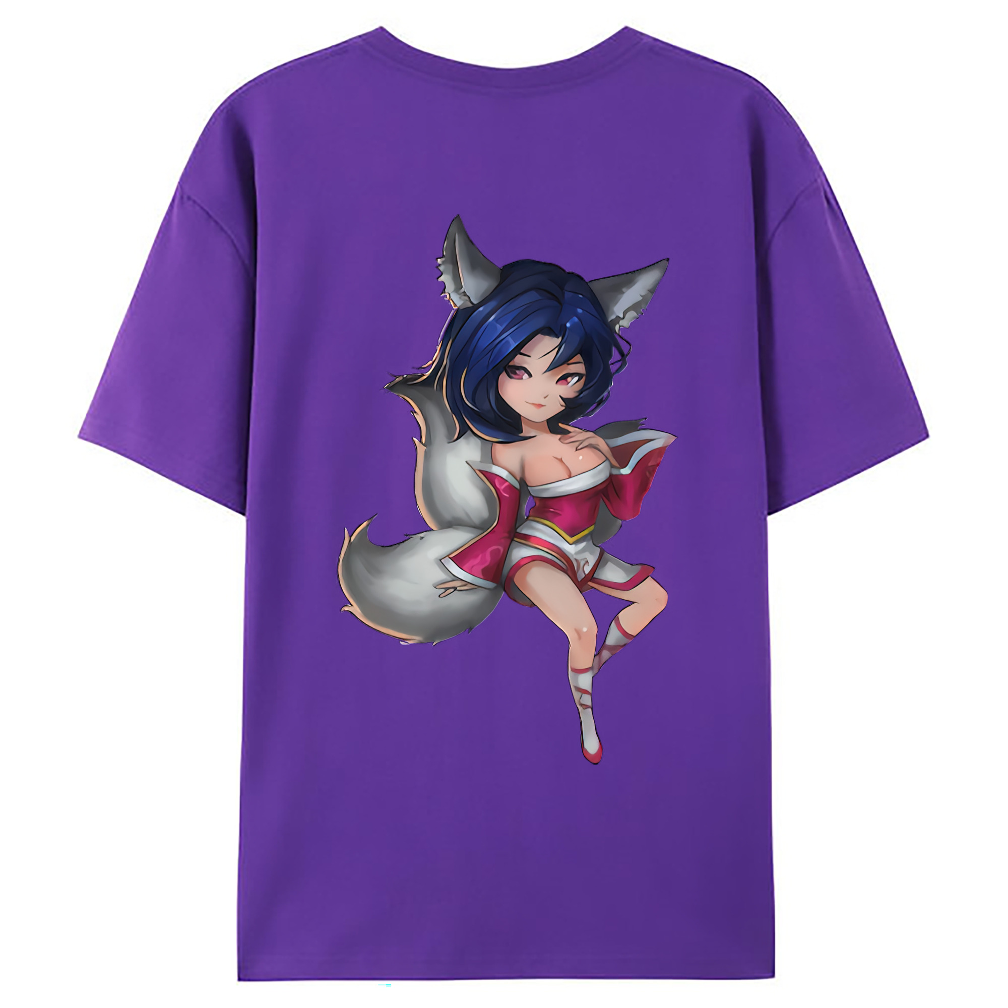 （画像用） リーグ・オブ・レジェンド League of Legends LOL 綿100％ メンズ半袖Tシャツ（バックプリント） 通気性
